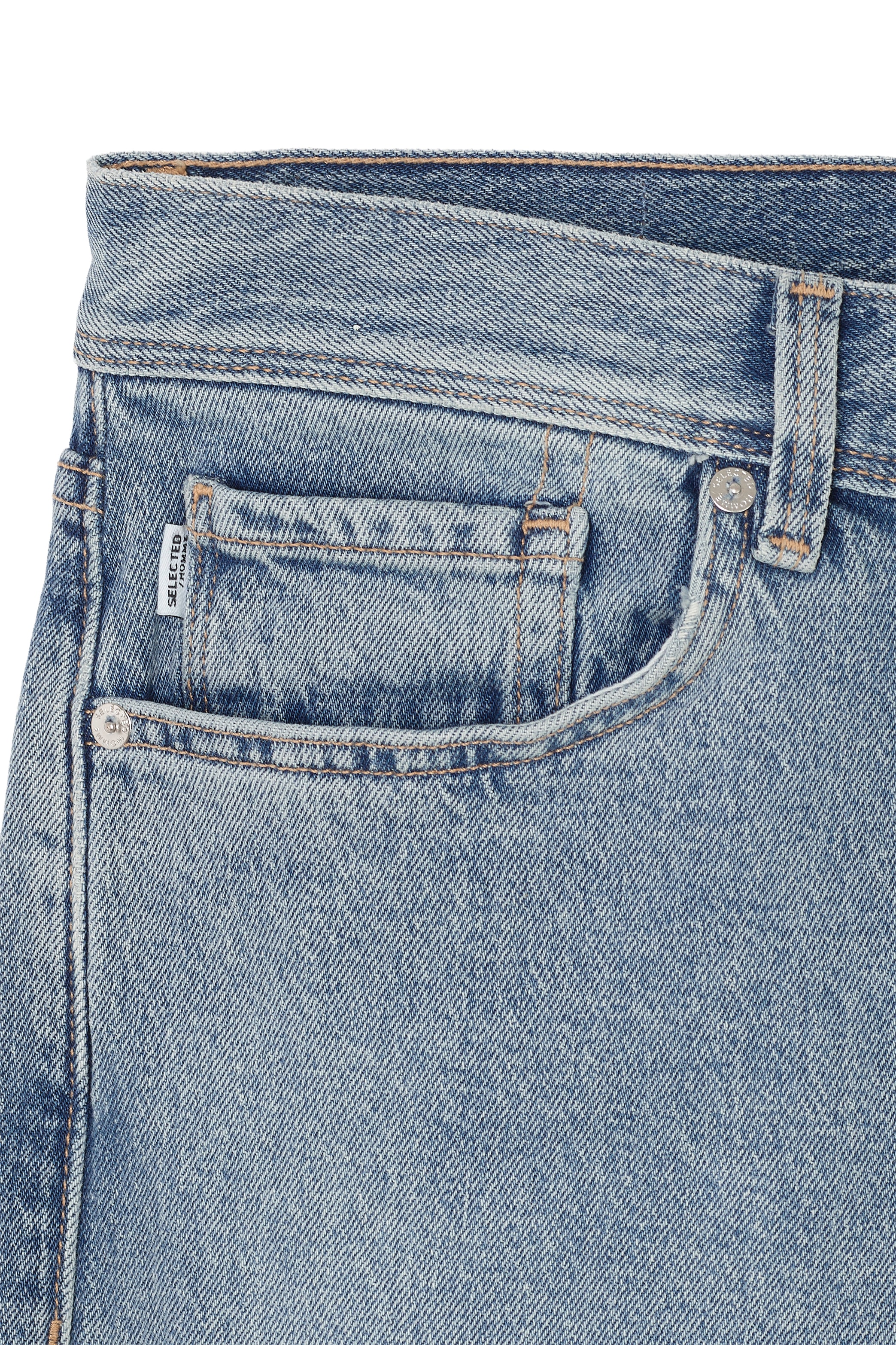 SELECTED HOMME Relax-fit-Jeans »SLH220-LOOSE KOBE 3501 L.B WASH JNS NOOS«
