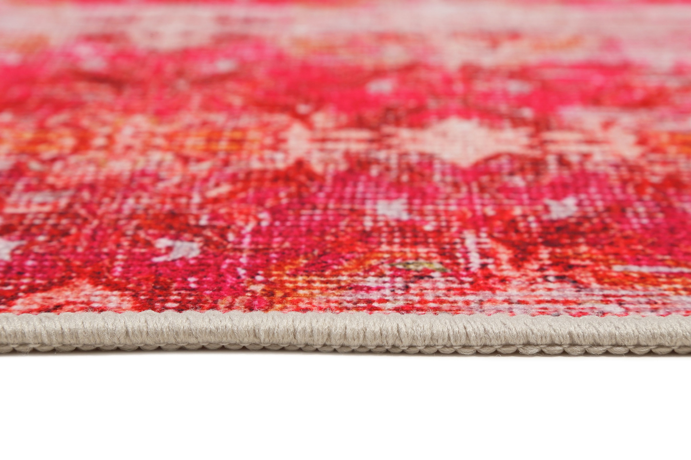 Thumbnail - Wecon home Badematte "Sydney" Höhe 6 mm rutschhemmend beschichtet fußbodenheizungsgeeignet  schnell trocknend Vintage Or...