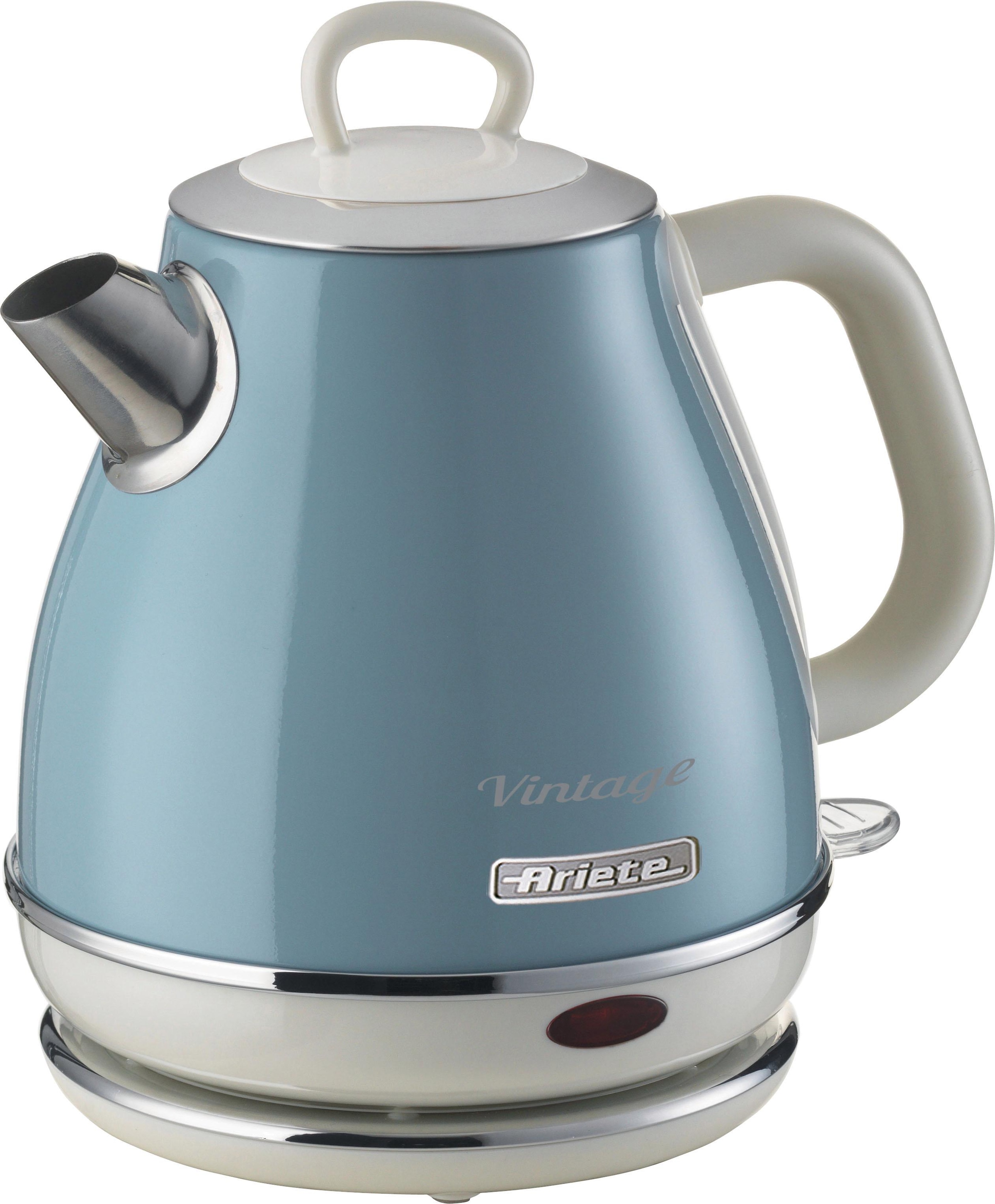 Ariete Wasserkocher »2868BL Vintage blau«, 1 l, 1630 W