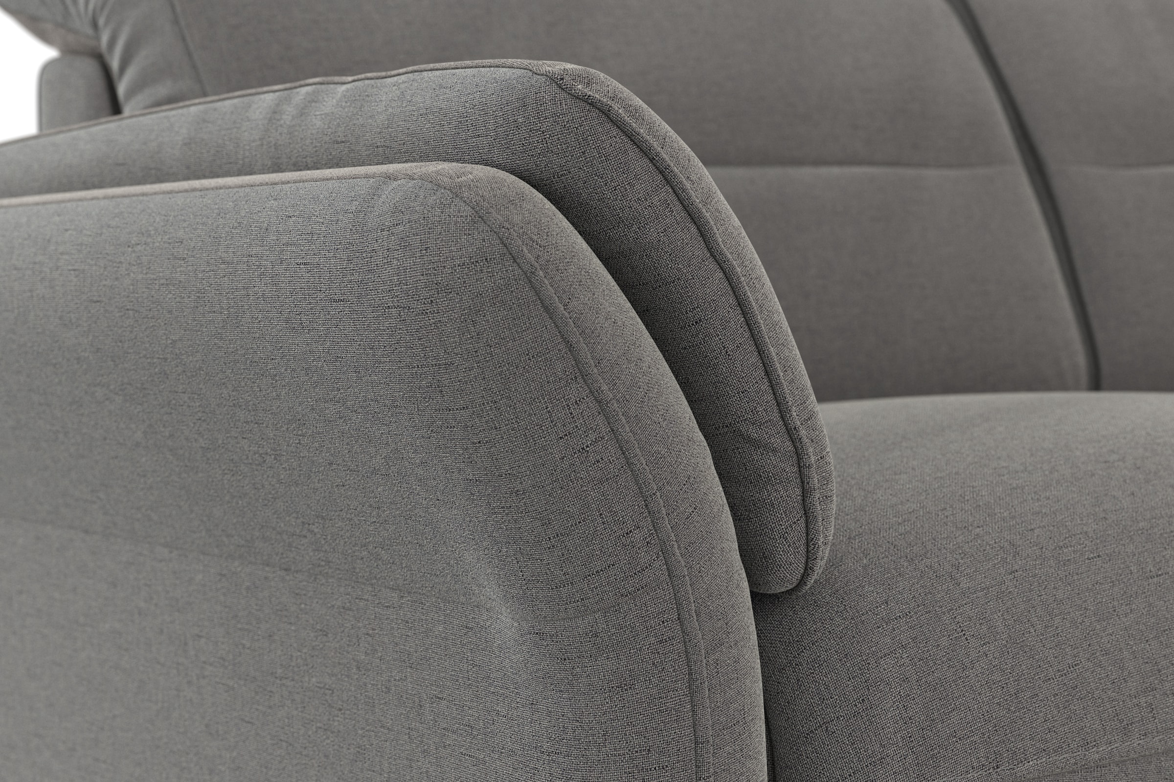 sit&more Ecksofa »Grenoble L-Form mit Federkern«, wahlweise mit Bettfunktion, Bettkasten, Arm- und Kopfteilverstellung
