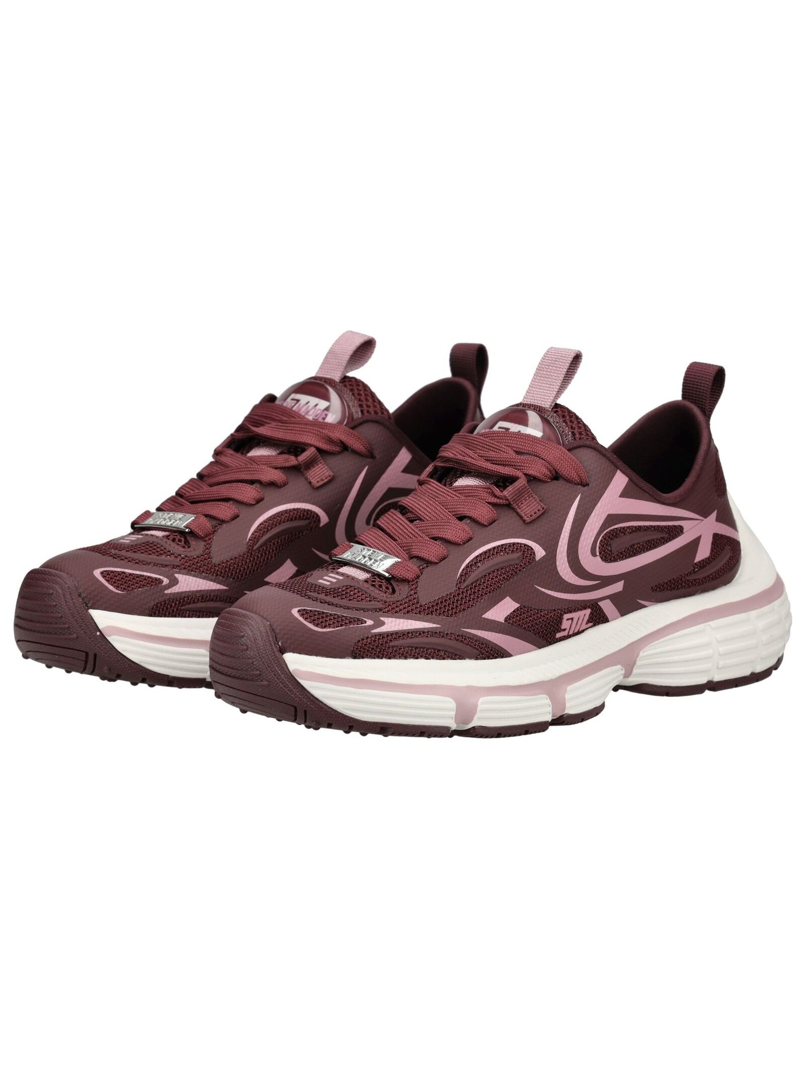 Steve Madden Power 2 Sneaker Pink/Red 38 3