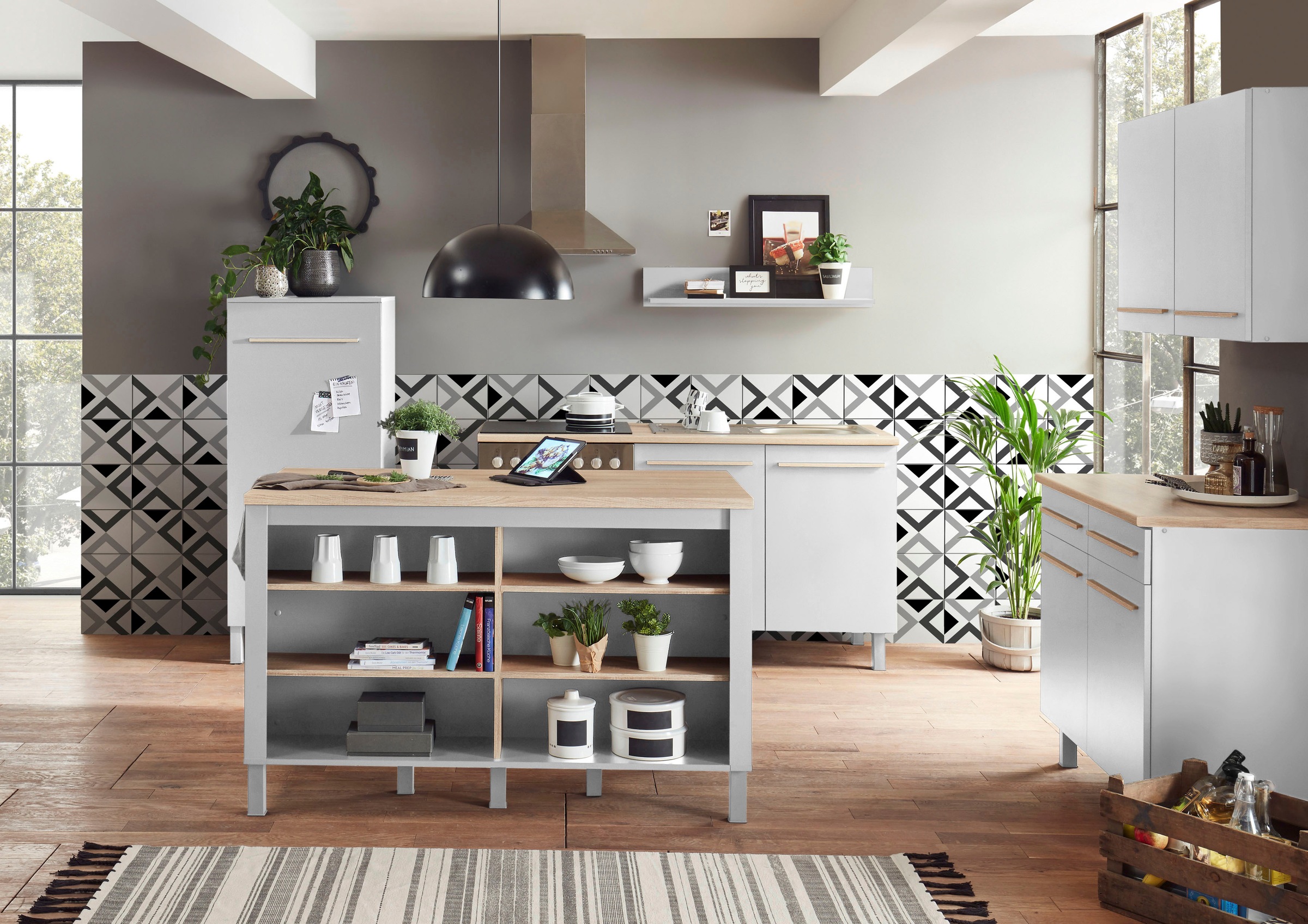 BASIC by Balculina "Bilberry" Kücheninsel, Breite 138 cm günstig online kaufen