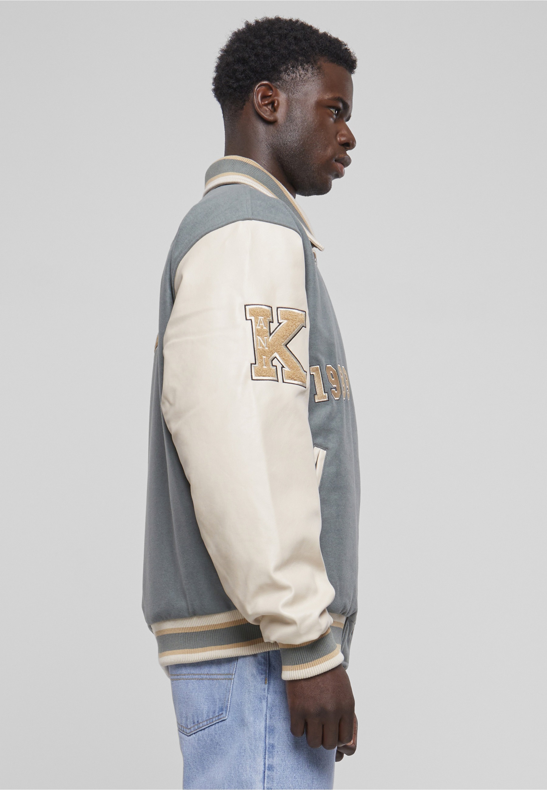 Karl Kani Collegejacke »Karl Kani Herren KM233-022-1 KK Og Block College Jacket« 1 Stk. tlg. ohne Kapuze
