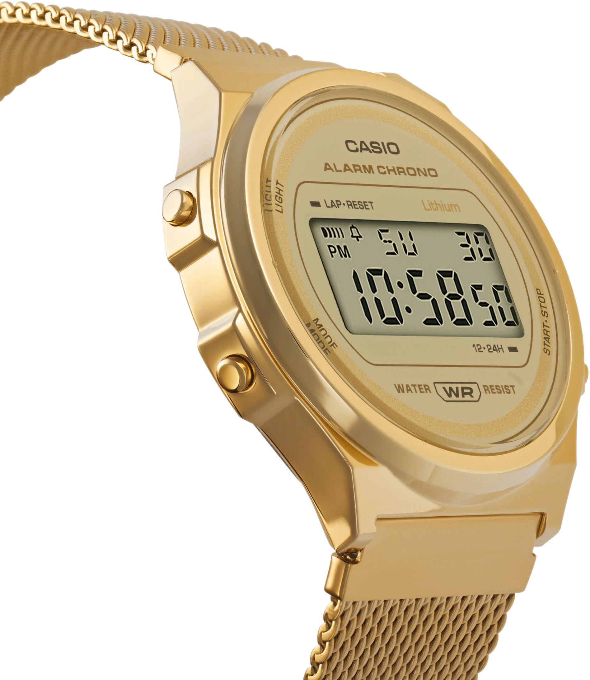 CASIO VINTAGE Chronograph, Quarzuhr, Armbanduhr,Damenuhr,Herrenuhr, Digitialuhr, Edelstahlarmband