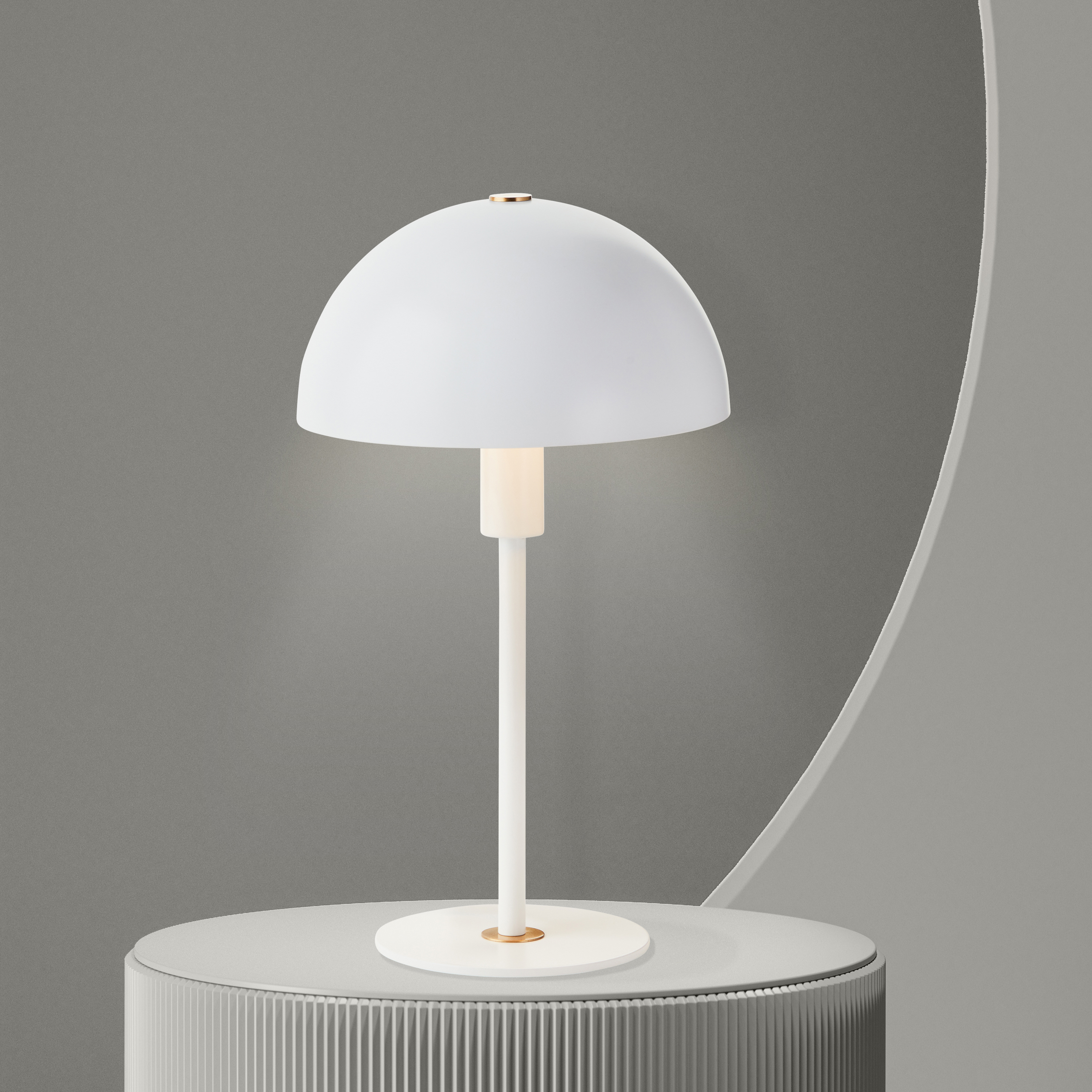 Tischleuchte »Linnea«, Pilzleuchte, Tischlampe Höhe 35,5 cm