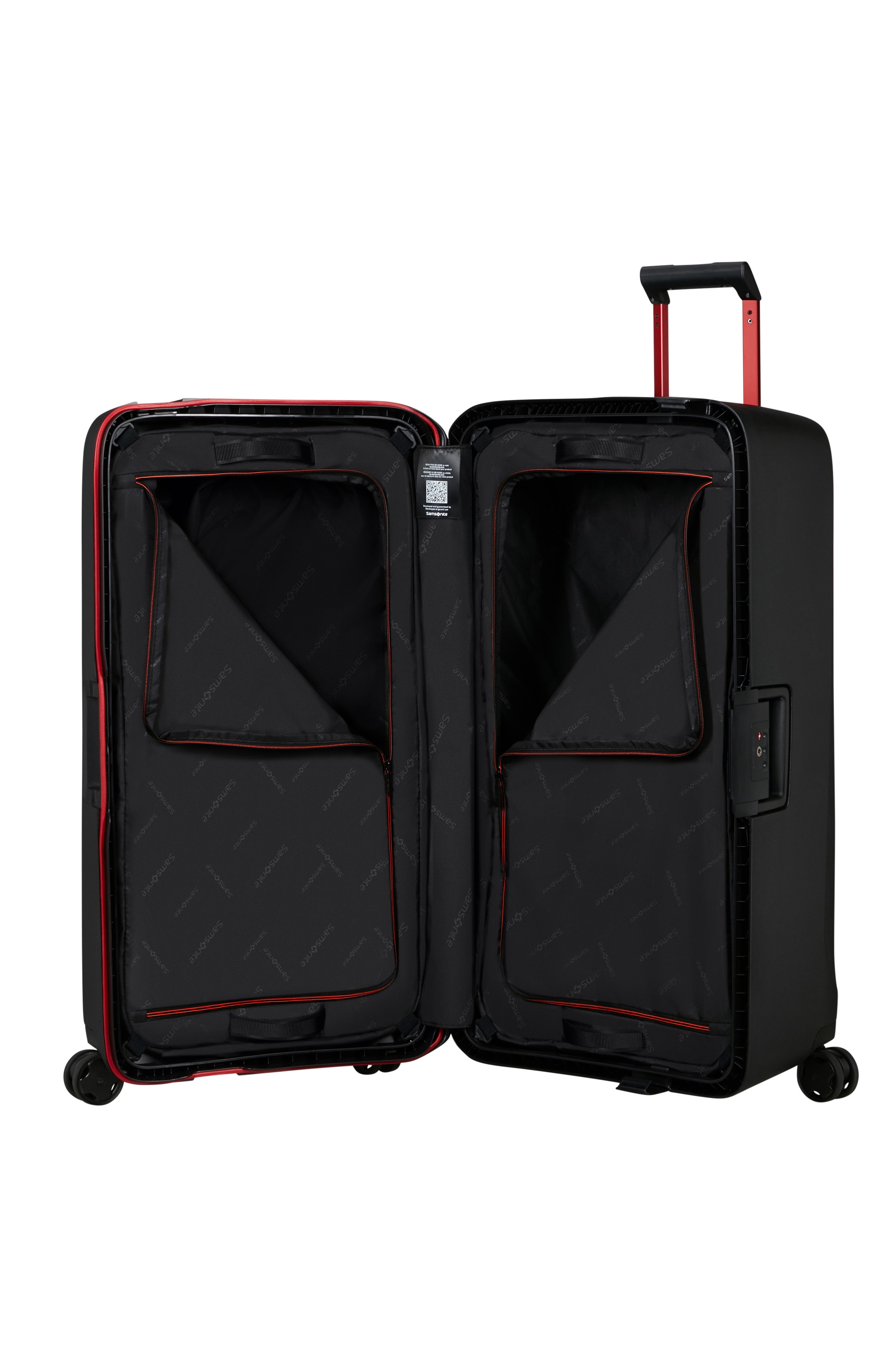 Samsonite Hartschalen-Trolley »ESSENS« 110 l 4 Rollen mit Teleskopgriff, mit Soft-Touch-Tragegriff, mit Adressetikett