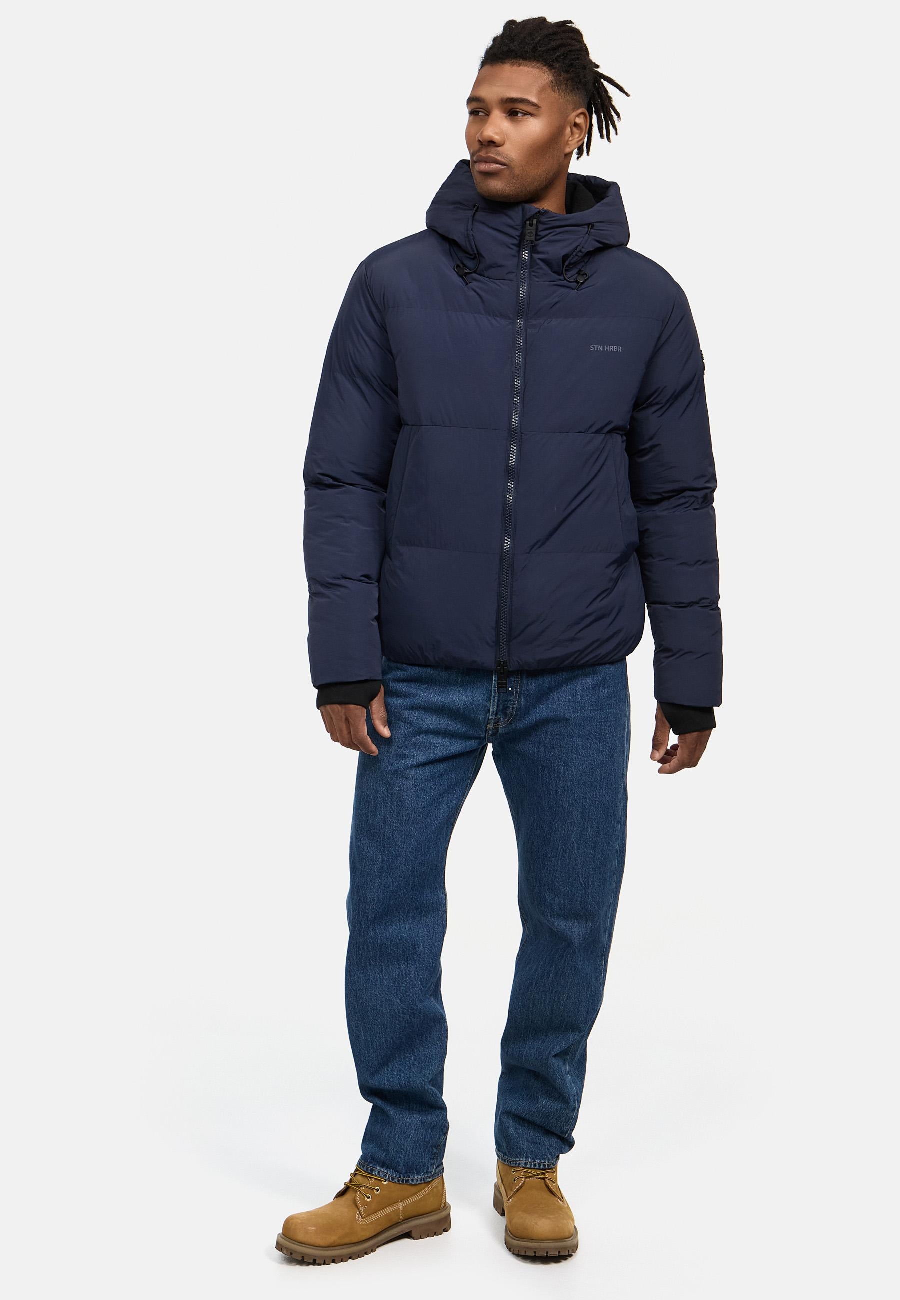 Stone Harbour Steppjacke »Tayroos XX«, mit Kapuze, Gesteppte Herren Winterjacke mit Kapuze