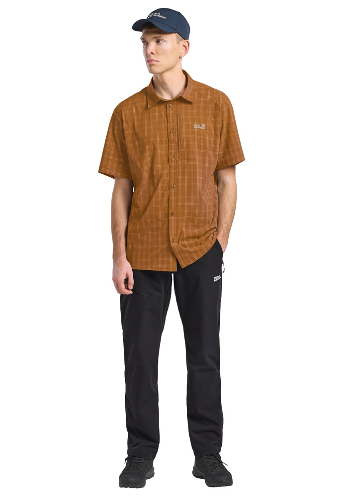 Jack Wolfskin Norbo S/S Shirt Men Check XL 3