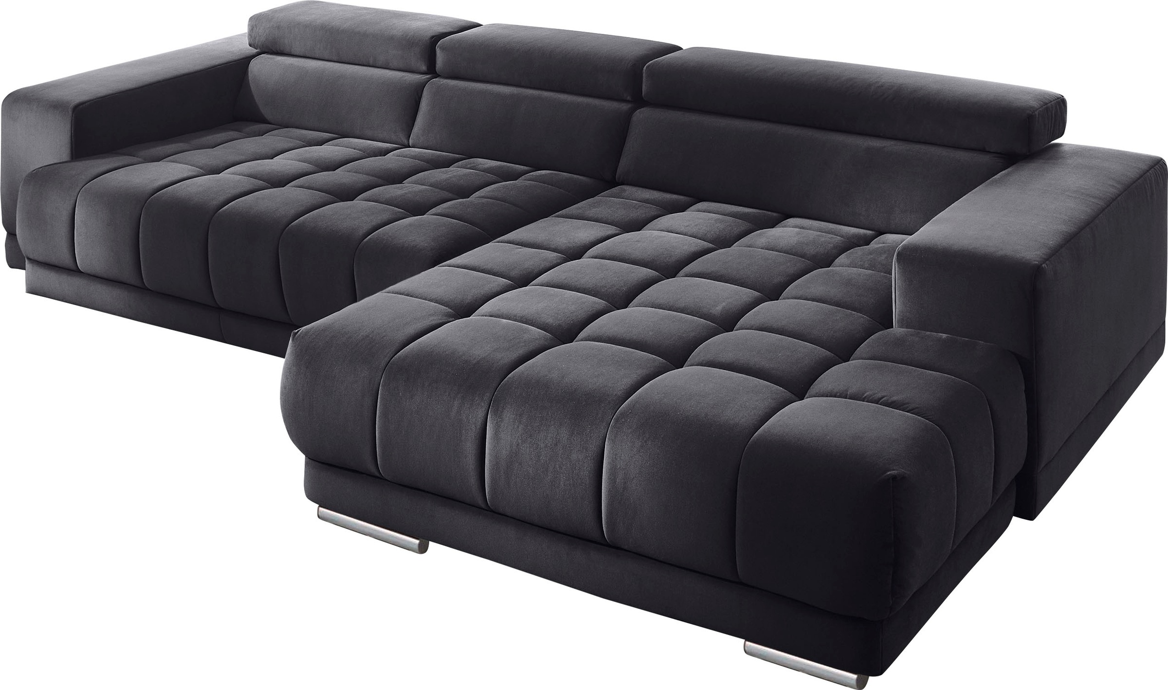 Die PlanBar Ecksofa »MP-IN15053 L-Form«, mit Kopfteilverstellung, wahlweise mit manueller Vorziehbank