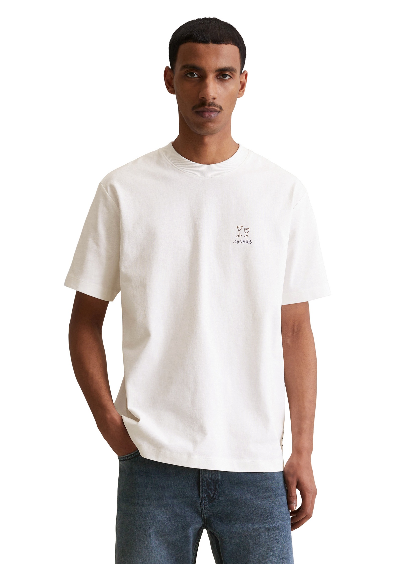 Marc OPolo DENIM T-Shirt "aus reiner Bio-Baumwolle" günstig online kaufen