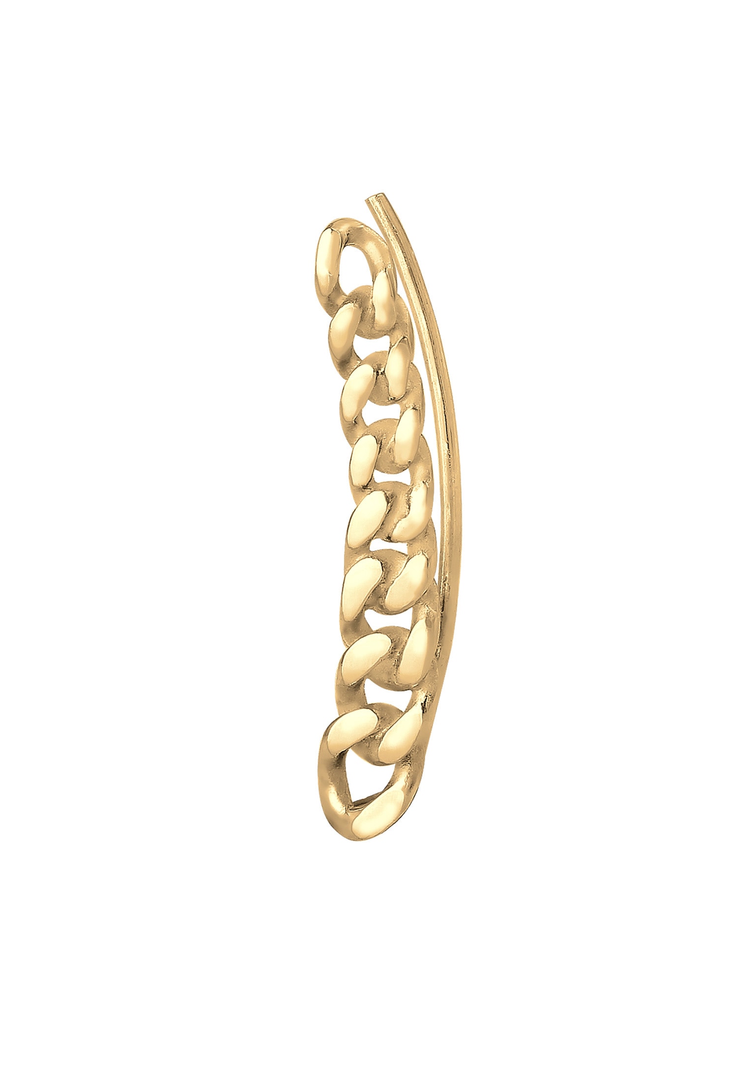 Elli Single-Ohrhaken »Single Earclimber Panzerkette 925 Sterling Silver«