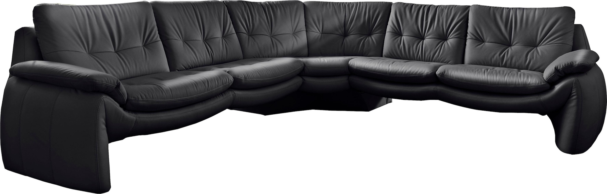 PLACES OF STYLE Ecksofa »Luna L-Form«, in einzigartiger Optik