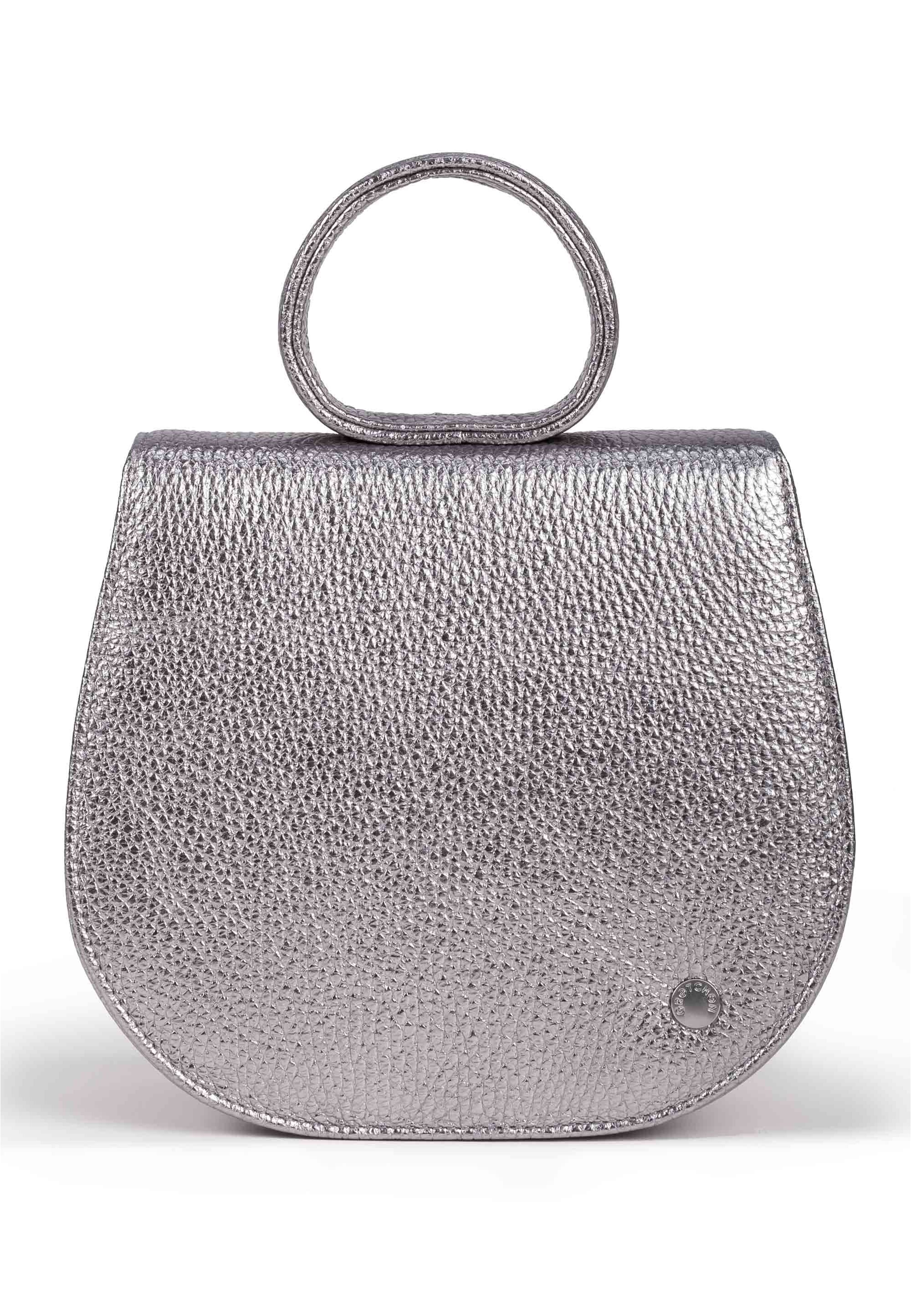 GRETCHEN Schultertasche »Ebony Mini Loop Bag« aus italienischem Kalbsleder