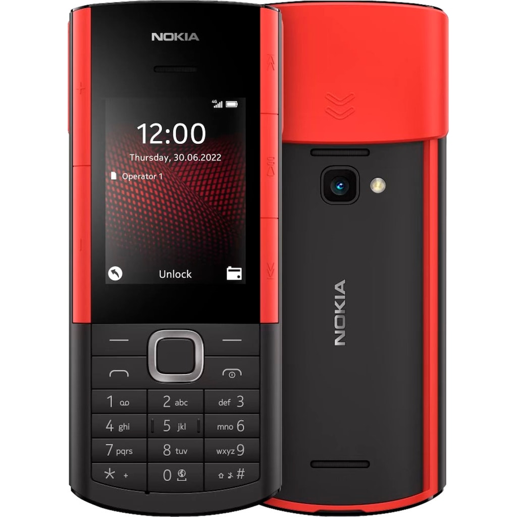 Nokia Handy »5710 XA«, Schwarz, 6,09 cm/2,4 Zoll, 0,12 GB Speicherplatz, 0,3 MP Kamera
