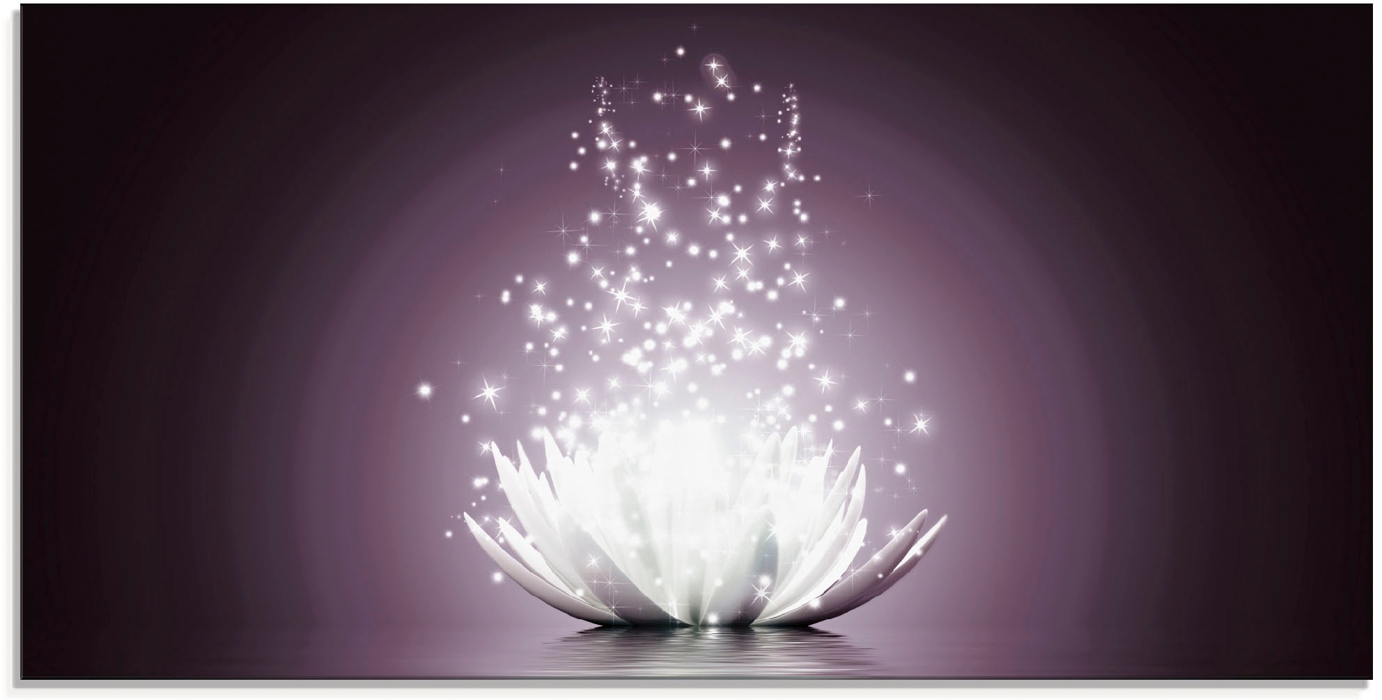 Artland Glasbild "Magie der Lotus-Blume" Blumen 1 Stk. tlg. in verschiedene günstig online kaufen