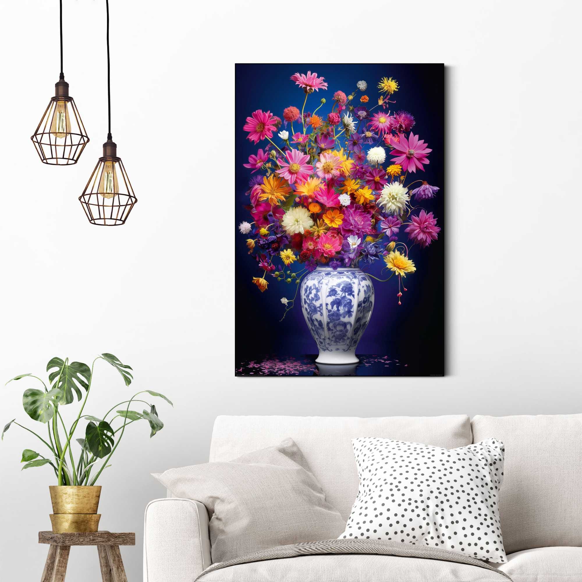 Reinders Wandbild "Delft Flowers"