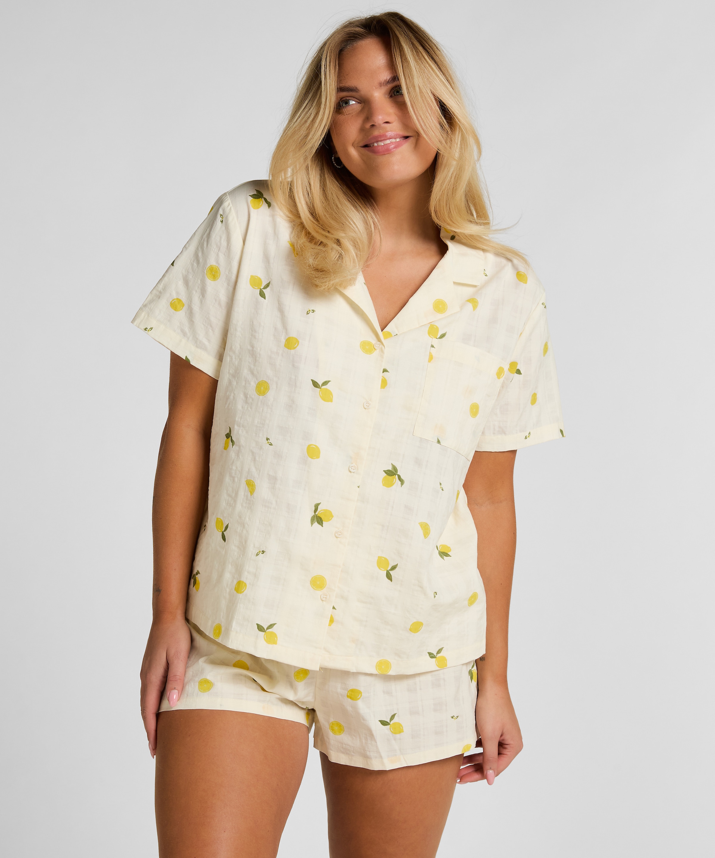 Hunkemöller Pyjama »Zitronen Pyjamajacke«