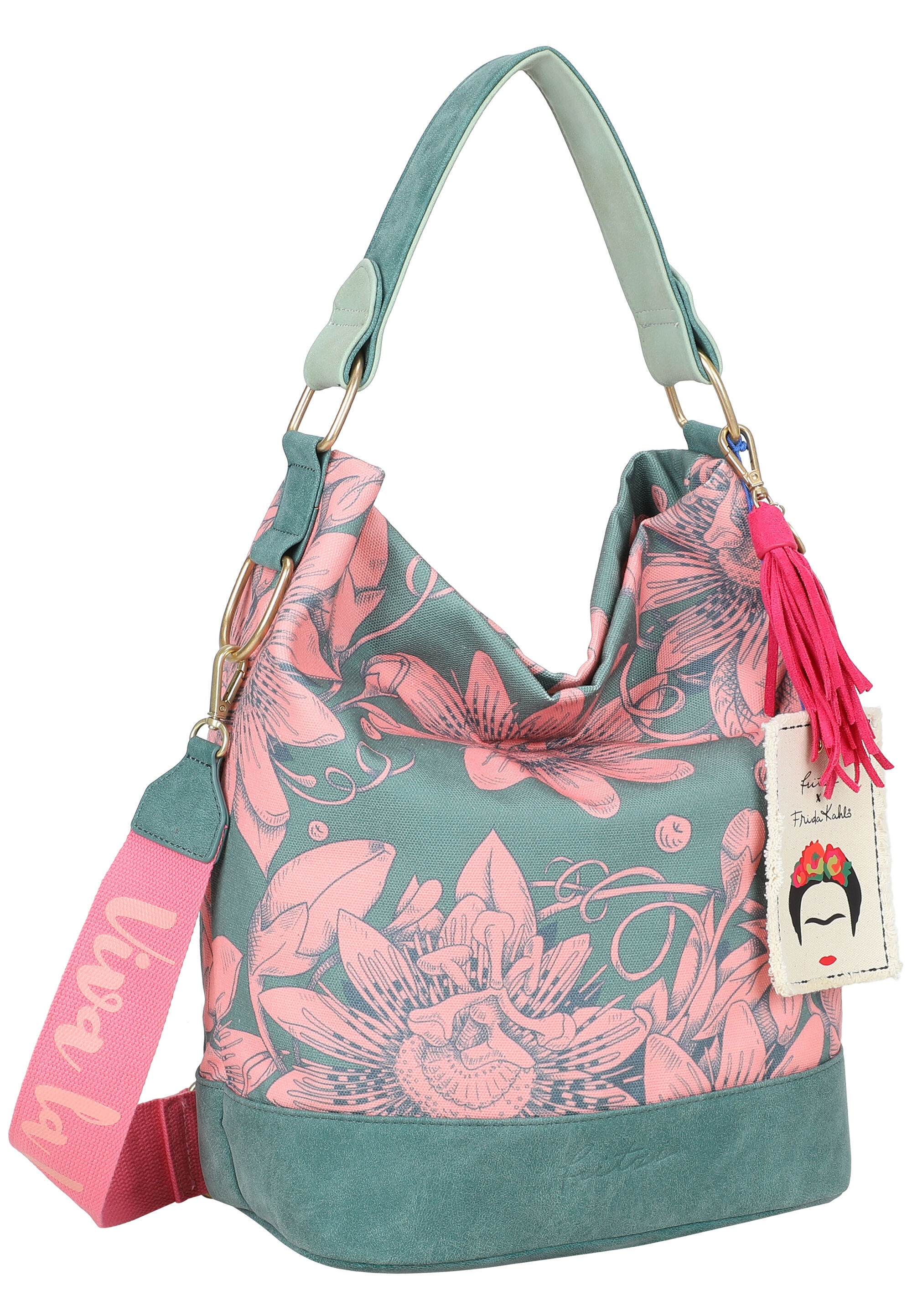 Fritzi aus Preußen Umhängetasche »Fritzi x Frida Kahlo« mit Blumenprint