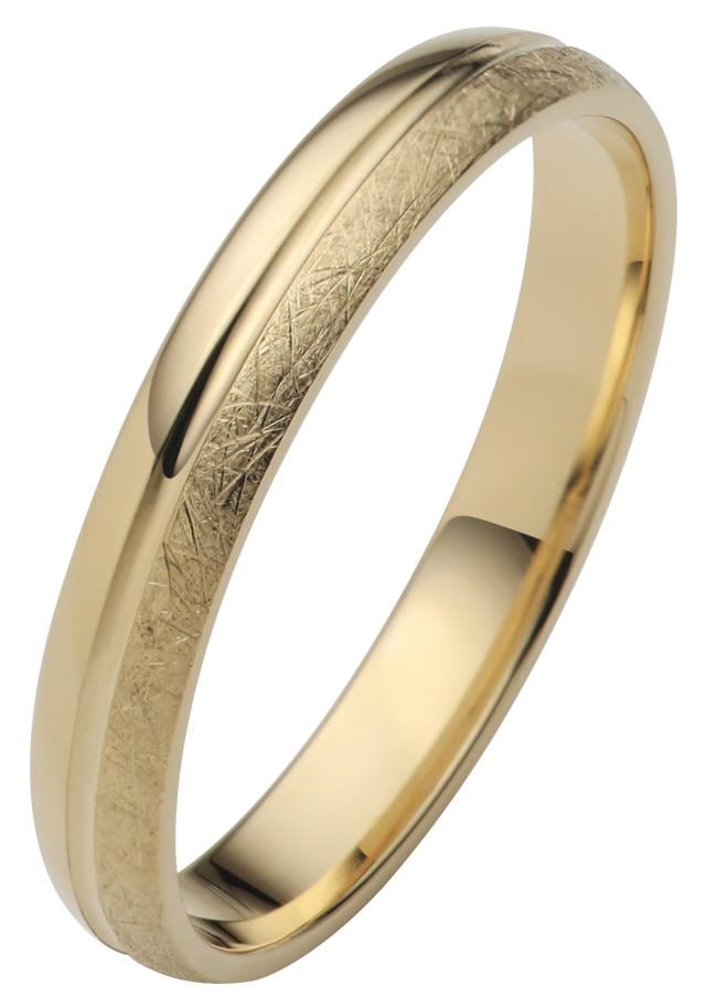 Firetti Trauring »Schmuck Geschenk Gold 750 Hochzeit Ehering "LIEBE"«, Made in Germany, wahlweise mit oder ohne Brillant