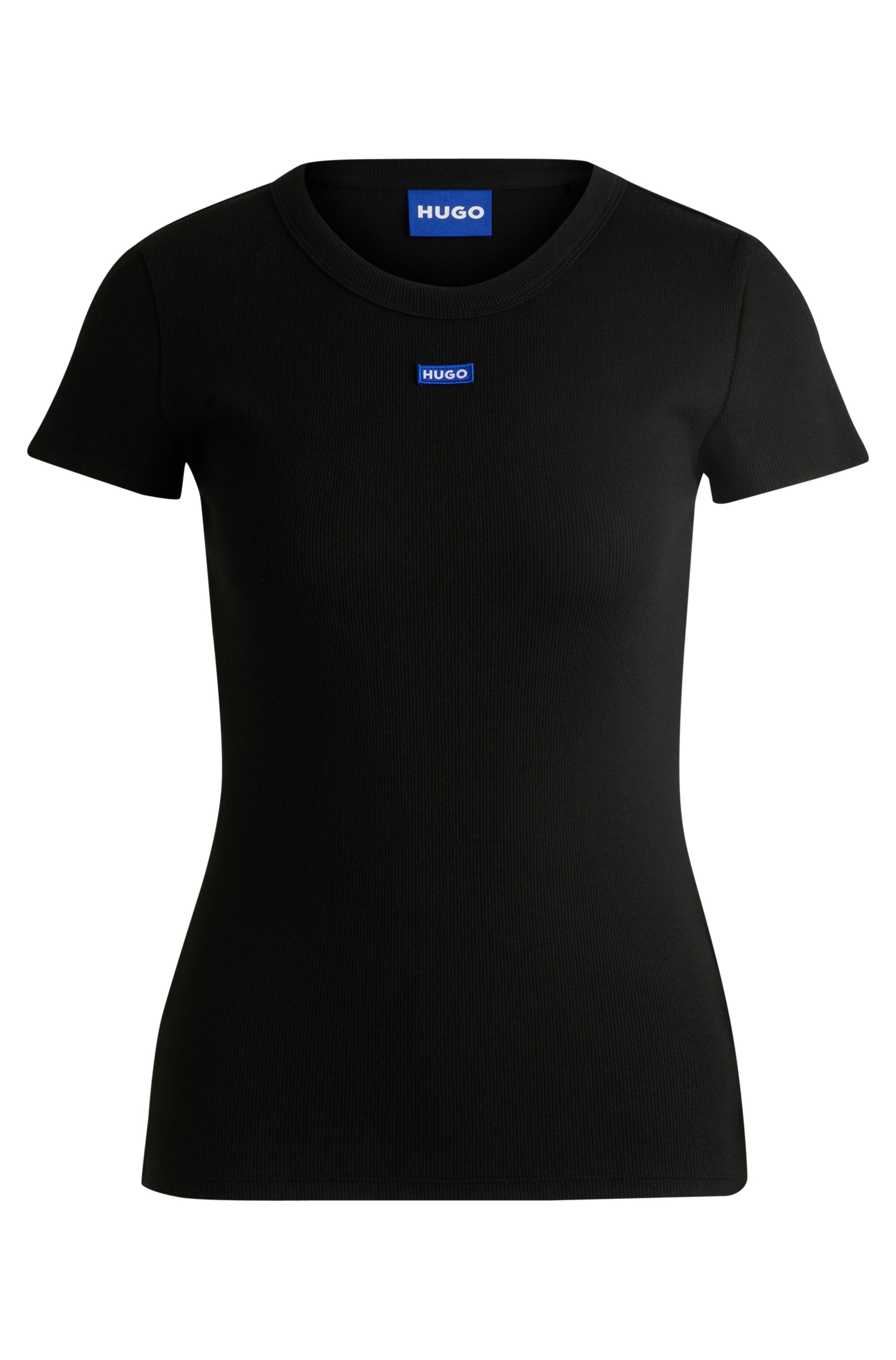 HUGO Blue T-Shirt »Easy Tee_B«, mit HUGO Aufnäher