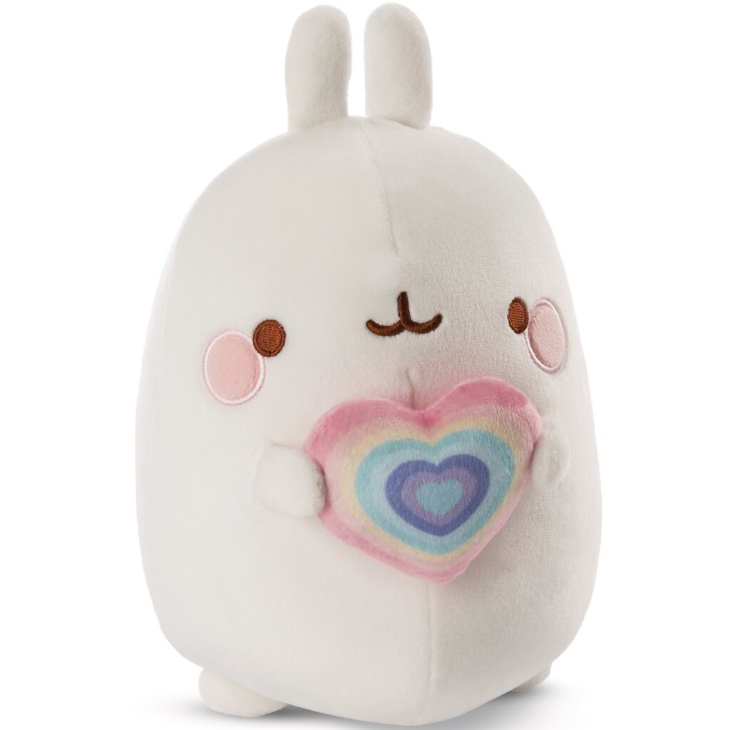 Nici Kuscheltier »Molang, Molang mit Regenbogenherz, 24 cm«