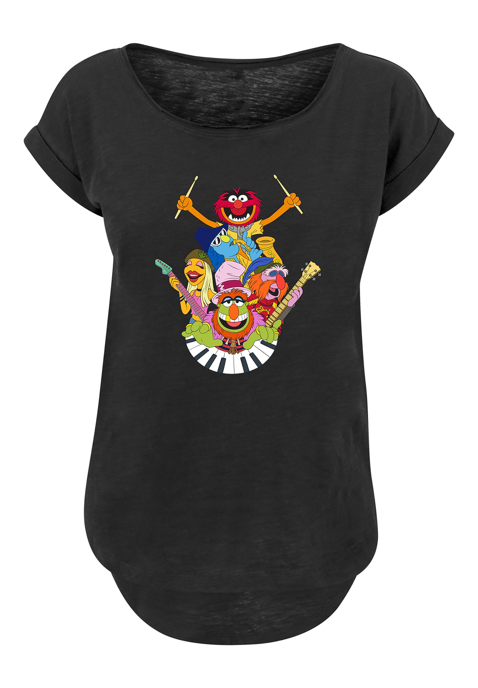 F4NT4STIC T-Shirt »Disney Muppets Dr. Teeth and The Electric Mayhem«, Print
