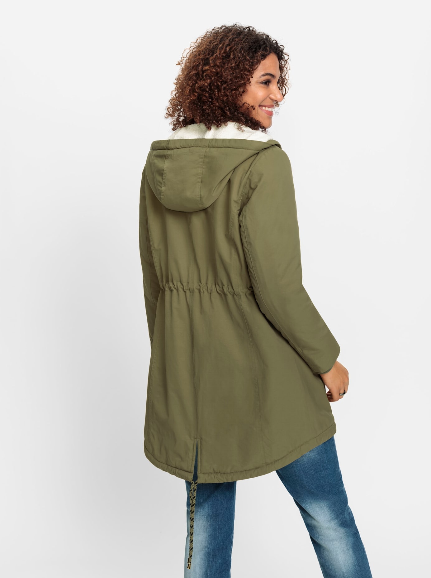 Inspirationen Langjacke, mit Kapuze
