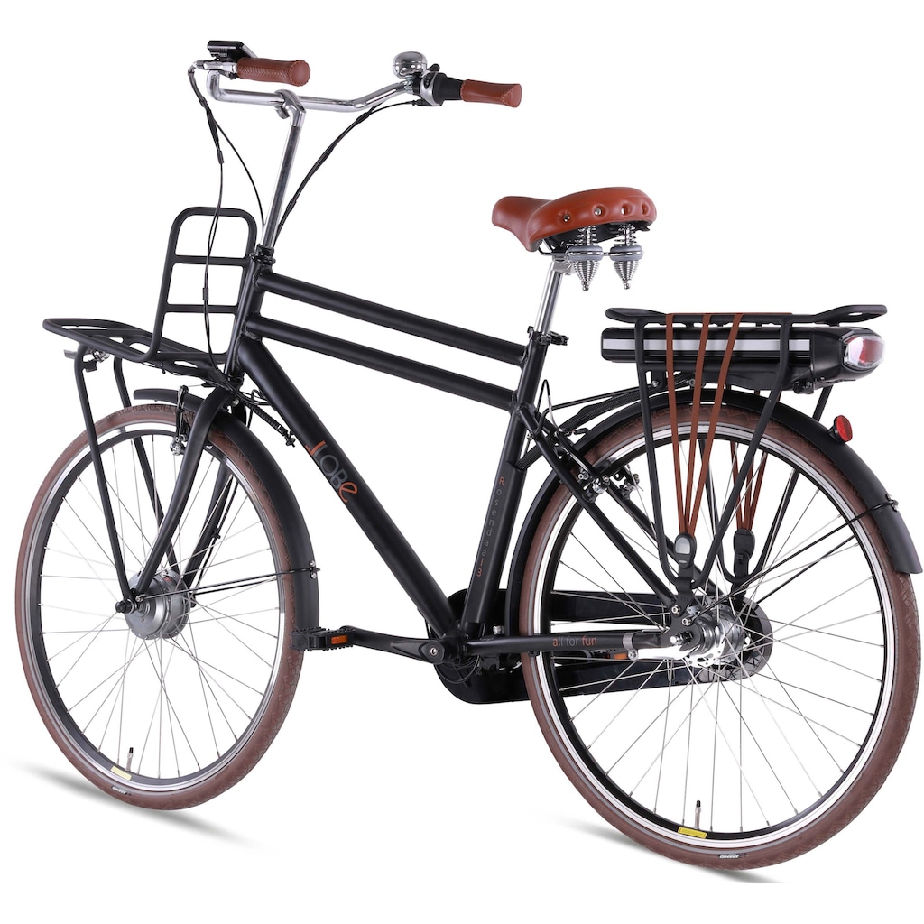 LLobe E-Bike »Rosendaal 3 Gent, 15,6Ah«, 7 Gang, Shimano, Frontmotor 250 W