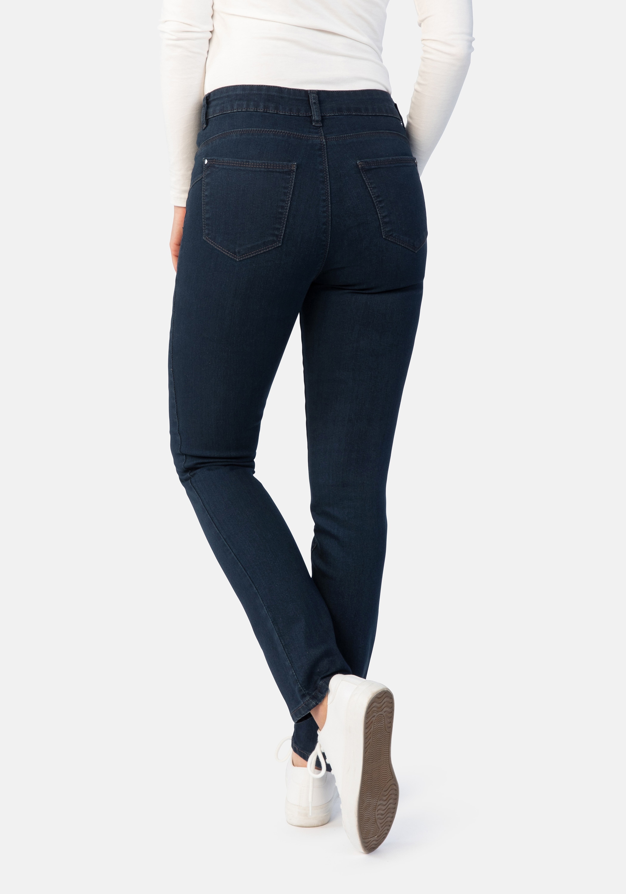 STOOKER WOMEN 5-Pocket-Jeans »Milano Denim Basic Magic Shape Fit«, Casual Clean Wash Denim Jeans Magic Shape Effekt für Damen