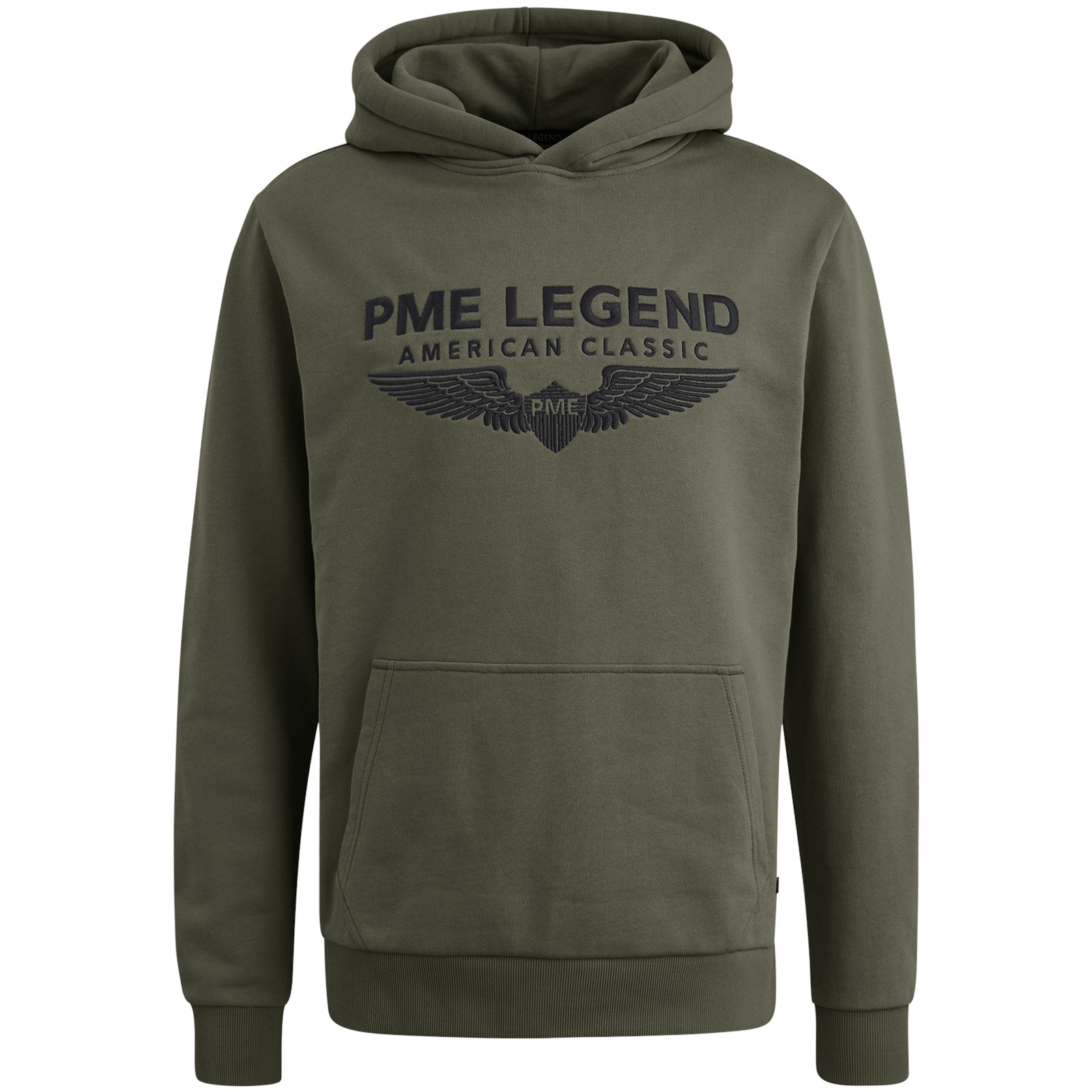 PME LEGEND Kapuzensweatshirt »Hooded soft terry with logo«, mit Logostickerei
