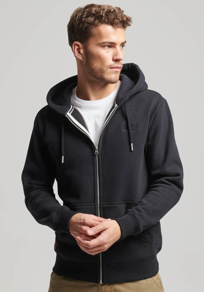 Superdry Kapuzensweatjacke "ESSENTIAL LOGO ZIP HOODIE" günstig online kaufen