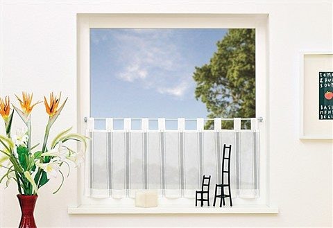 Gerster Scheibengardine "Silvana" Schlaufen 1 Stk. tlg. HxB: 50x150 günstig online kaufen