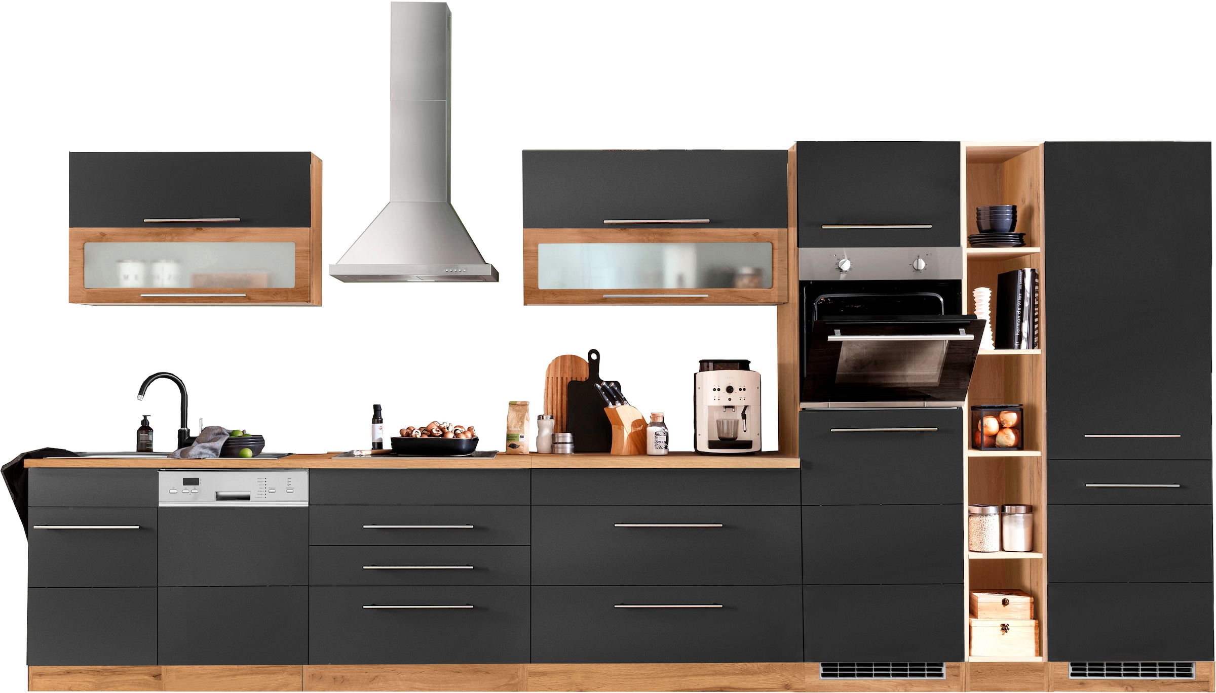 KOCHSTATION Küchenzeile "KS-Wien" Breite 440 cm, wahlweise mit E-Geräten un günstig online kaufen