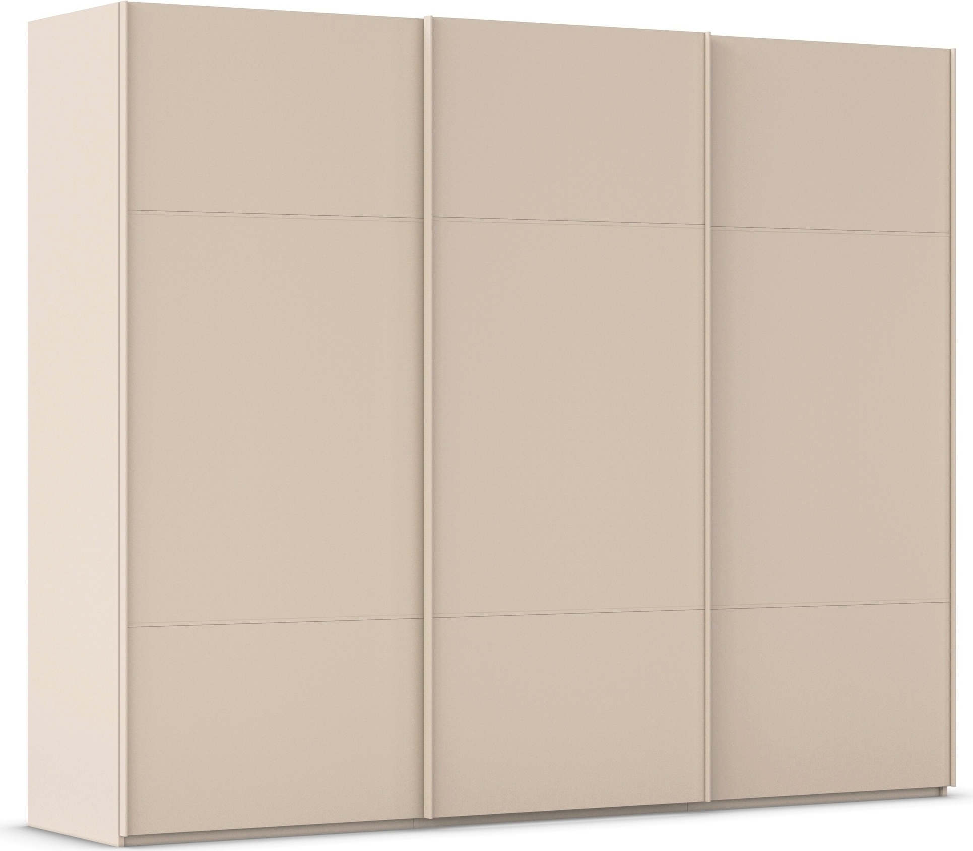 rauch 1100000002199 "Kleiderschrank Schrank Garderobe Schlafzimmerschrank SCALE-TRIO" edle dreigeteilte Front, 2 Zierleisten in Griff-Farbe MADE IN GERMANY