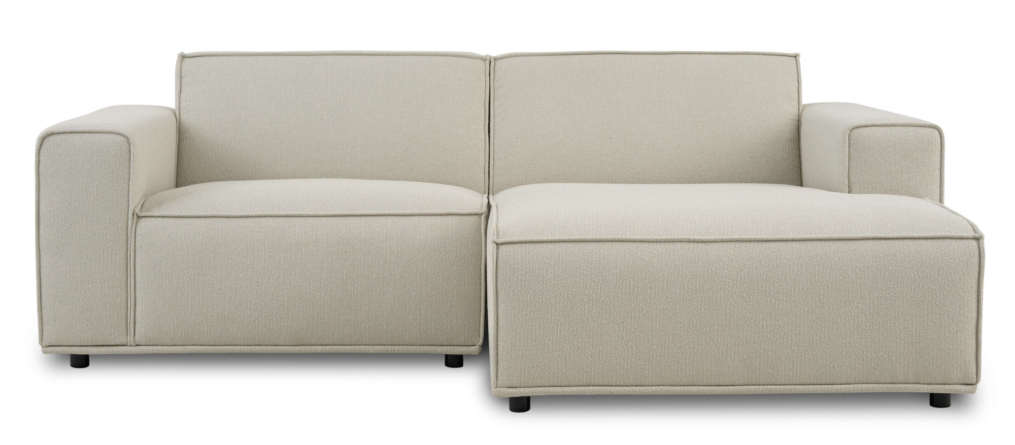 Home affaire Ecksofa "Avelin, 228 cm, L-Form, Chenille, Struktur-Boucle", m günstig online kaufen