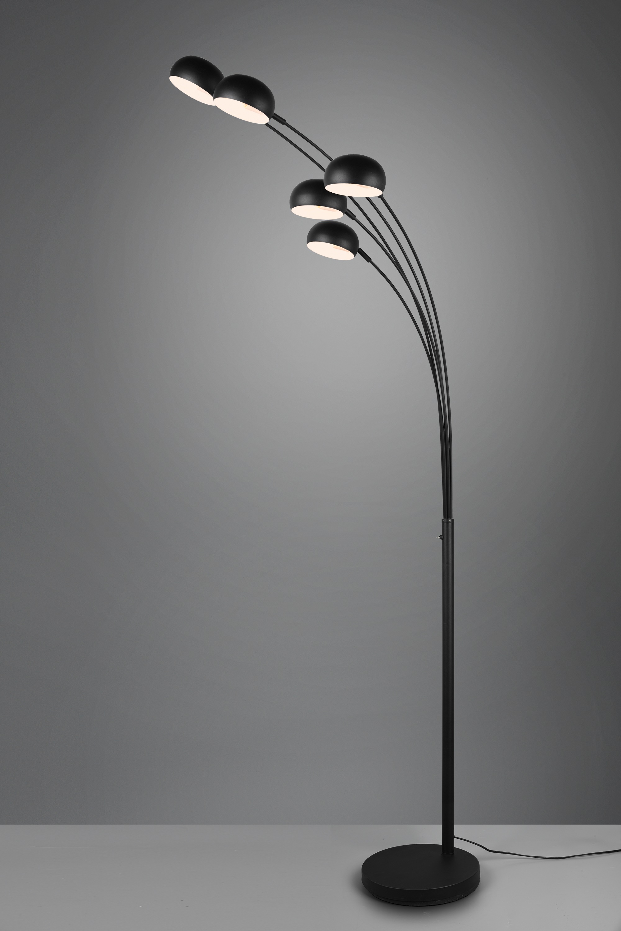 TRIO Leuchten Stehlampe »DITO, 210 | 5-flammig«, Kabel, 70 flammig-flammig, BAUR Stehleuchte cm, 5 2 Höhe mit Auslage cm, m Kippschalter