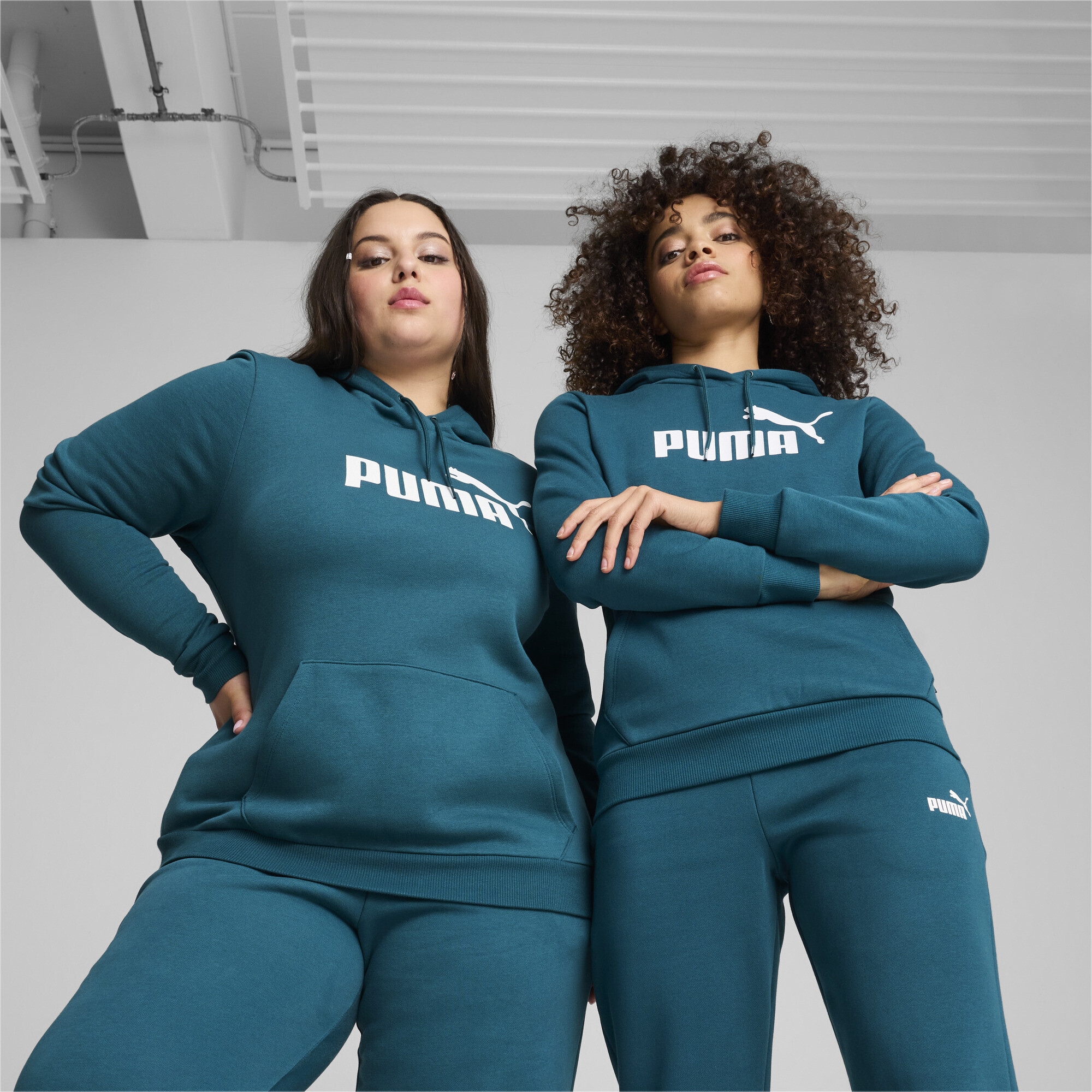PUMA Hoodie »Essentials Logo FL Hoodie Damen«