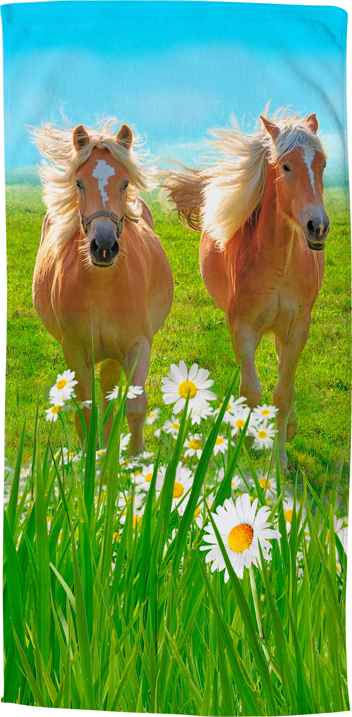 Pferde (1 Kinder trocknet auf BAUR Motiv, good schnell, Strandtuch Rechnung morning | St.), »Horses«,