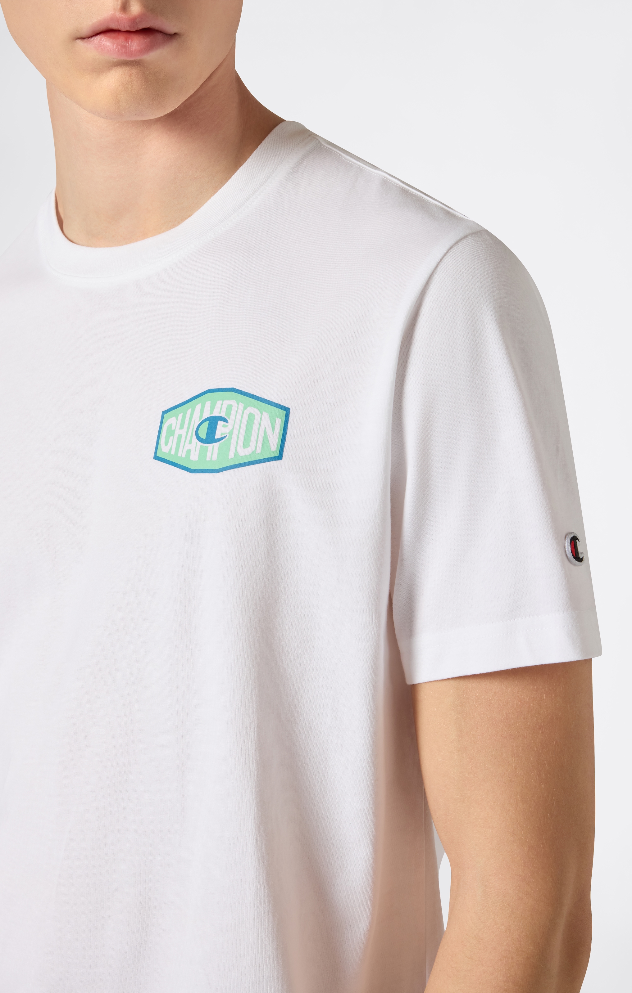 Champion T-Shirt »Graphic T- Shirt« aus Baumwolle, für Erwachsene geeignet