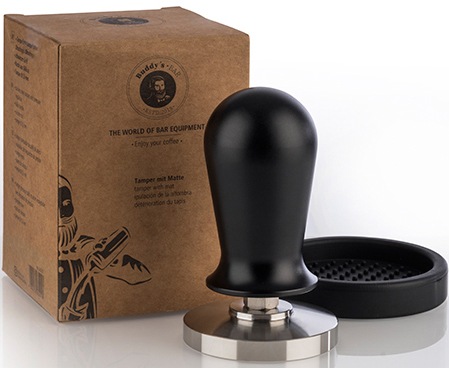 Buddy's Tamper »Buddy´s Bar - Barista Edition«, (Set, 2 tlg.), Premium, Kaffee Verdichter, rostfreier Edelstahl, Espresso Stempel