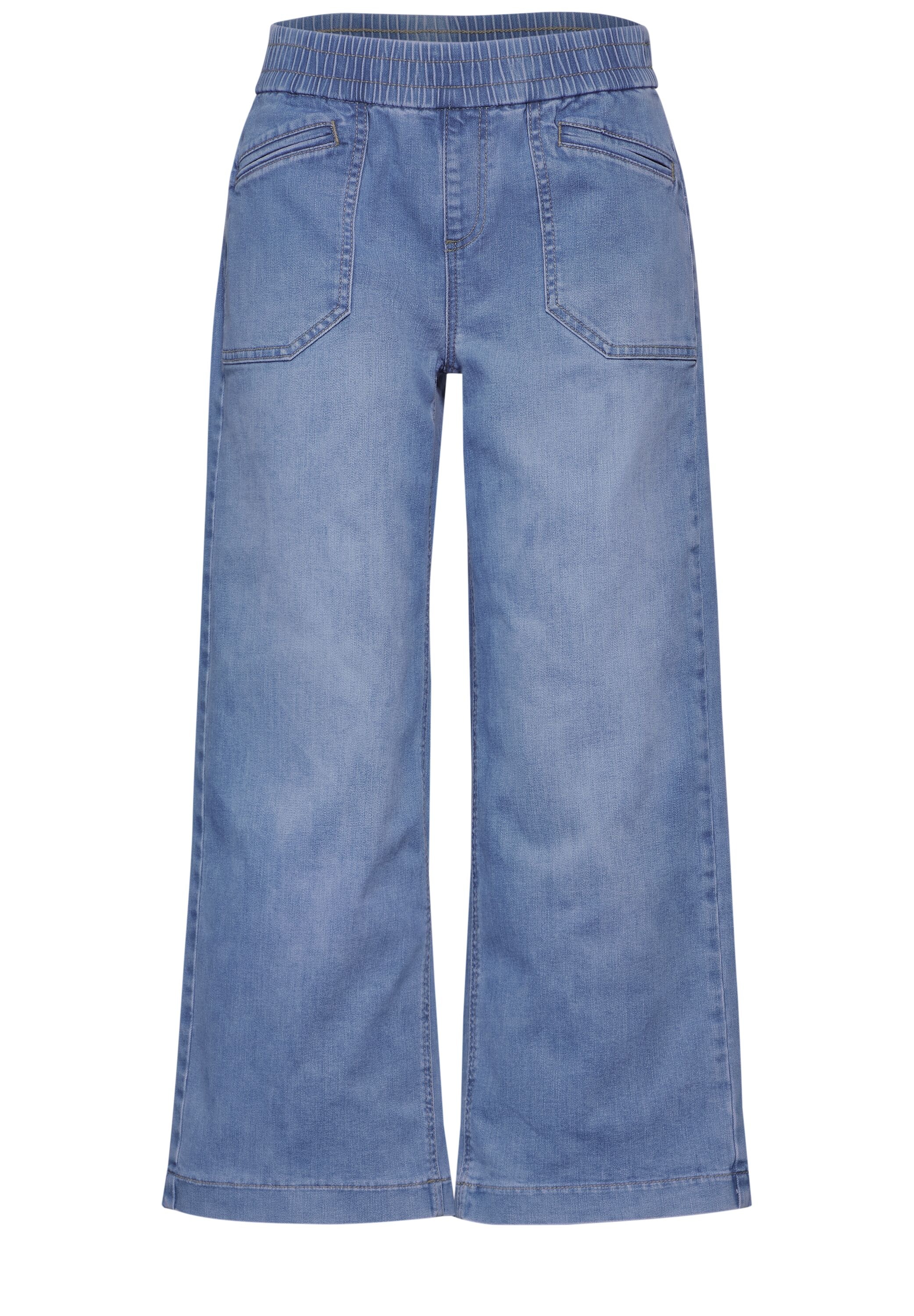STREET ONE Loose-fit-Jeans, mit Elastikbund