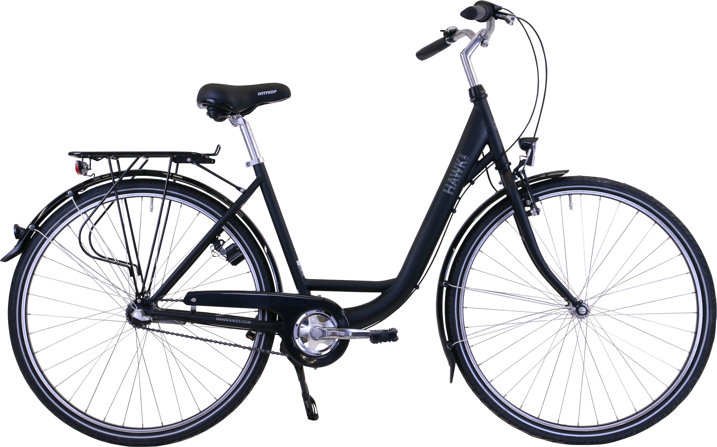 HAWK Bikes Dviratis »HAWK City Wave Premium Black...