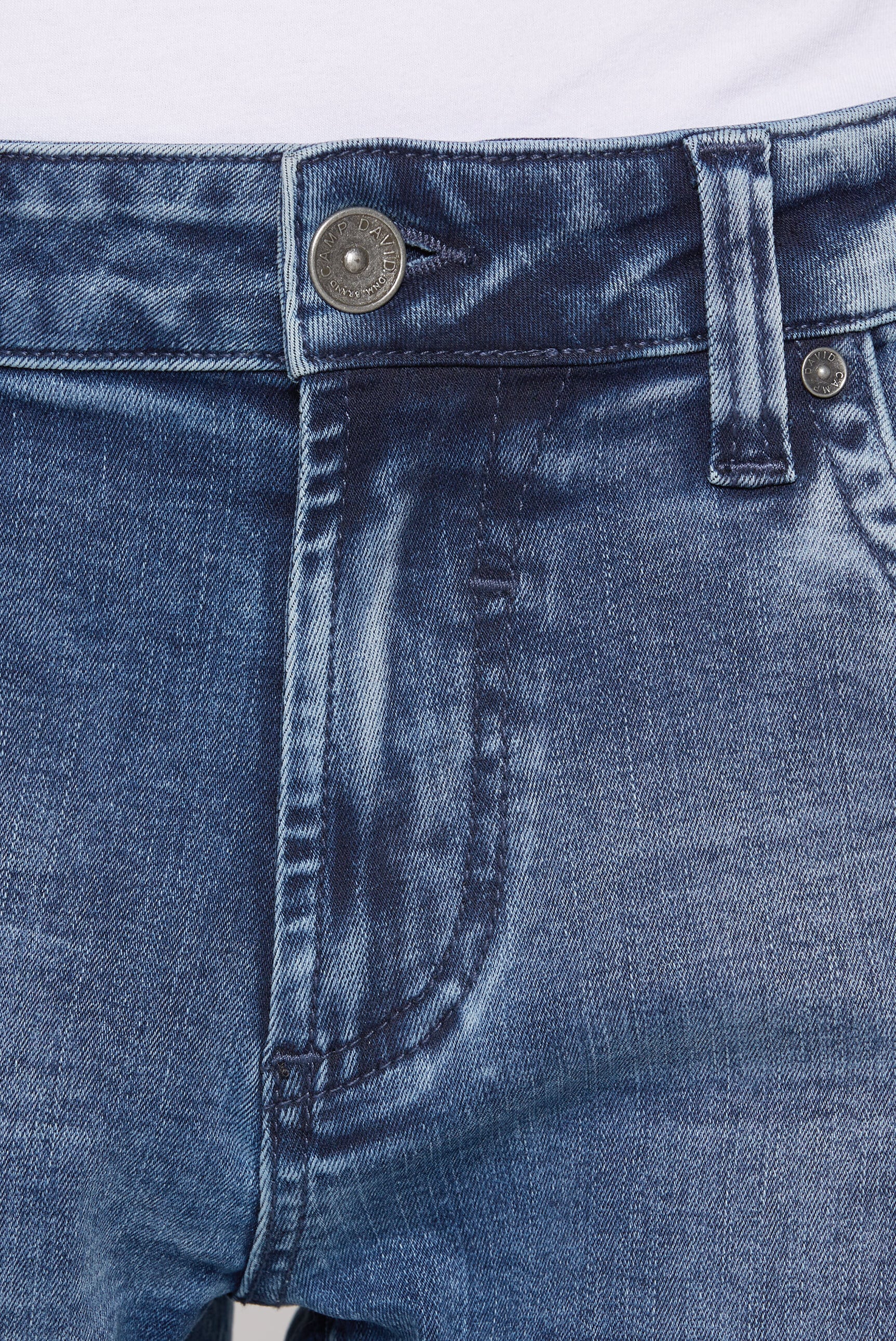 CAMP DAVID Jeansshorts, mit Turn-Up Saum