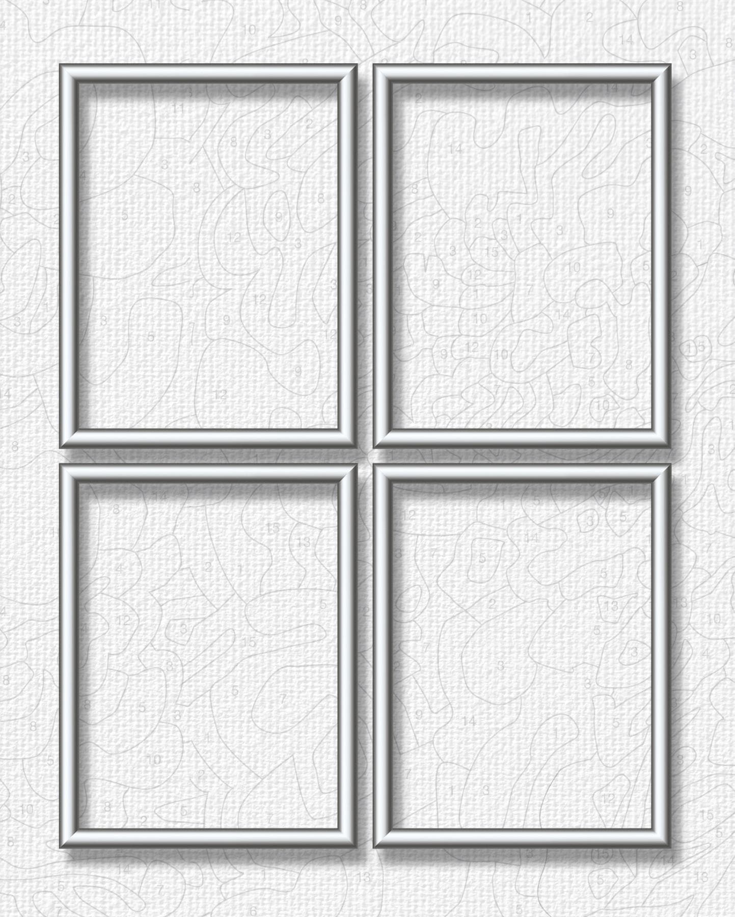Schipper Bilderrahmen »Malen nach Zahlen, 18x24 cm«, (Set), Made in Germany
