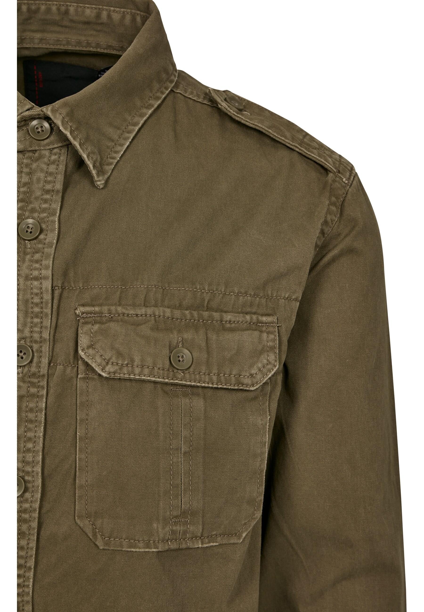 Brandit Langarmhemd »Brandit Herren Vintage Shirt«, (1 tlg.)