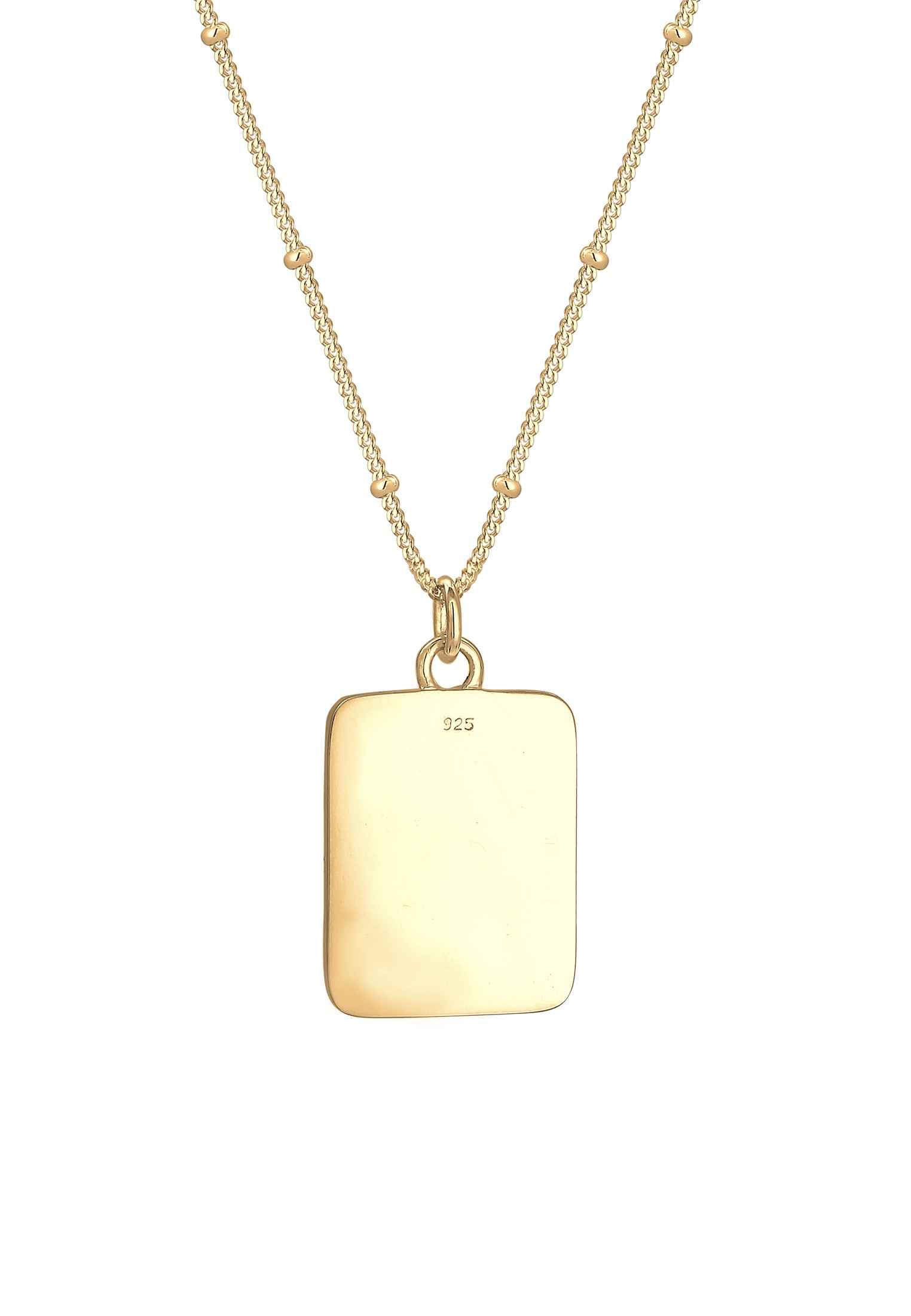 Elli Kette mit Anhänger »Vintag Rose Matt 925 Sterling Silber vergoldet«