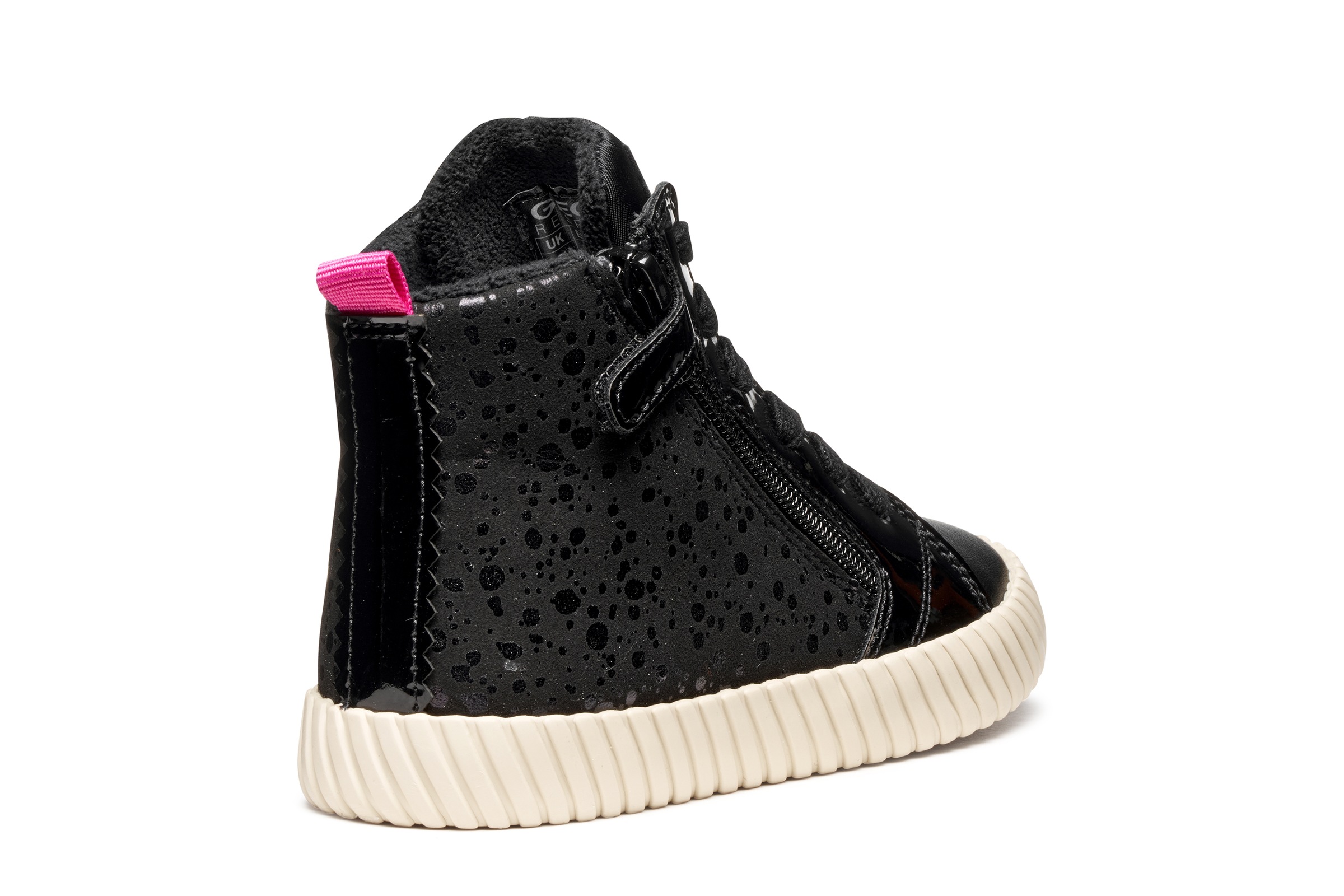 Geox Sneaker »J MIRROLESS GIRL«, Schnürboots mit Warmfutter, Größenschablone zum Download