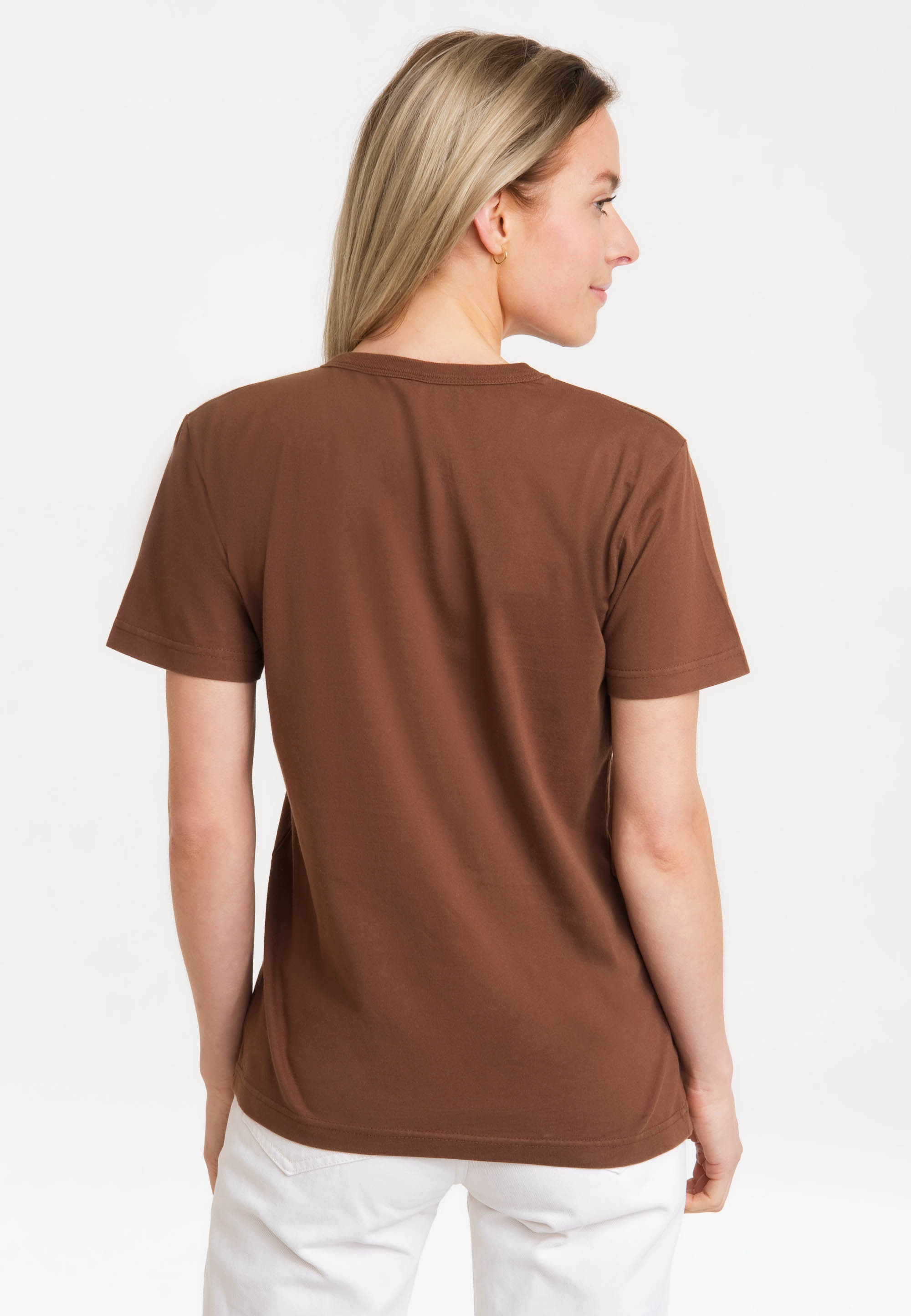 T-Shirt LOGOSHIRT "Looney Tunes - Speedy Gonzales", Damen, Gr. XS, braun, 100% Baumwolle, bedruckt, normal, Rundhals, Shirts T-Shirt, mit lizenziertem Print 3