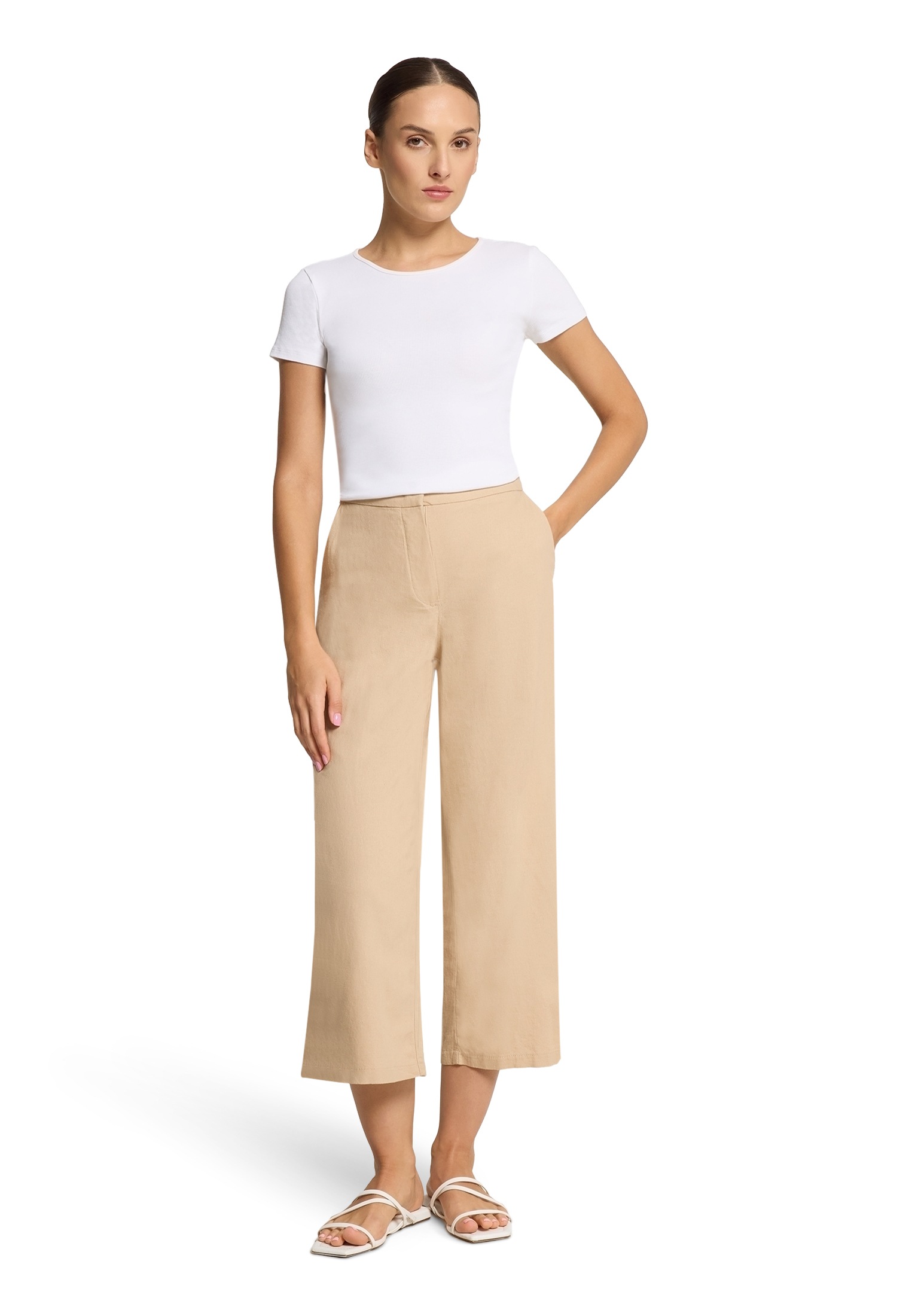 Betty Barclay Leinenhose »Betty Barclay Damen Leinenhose unifarben«, Material
