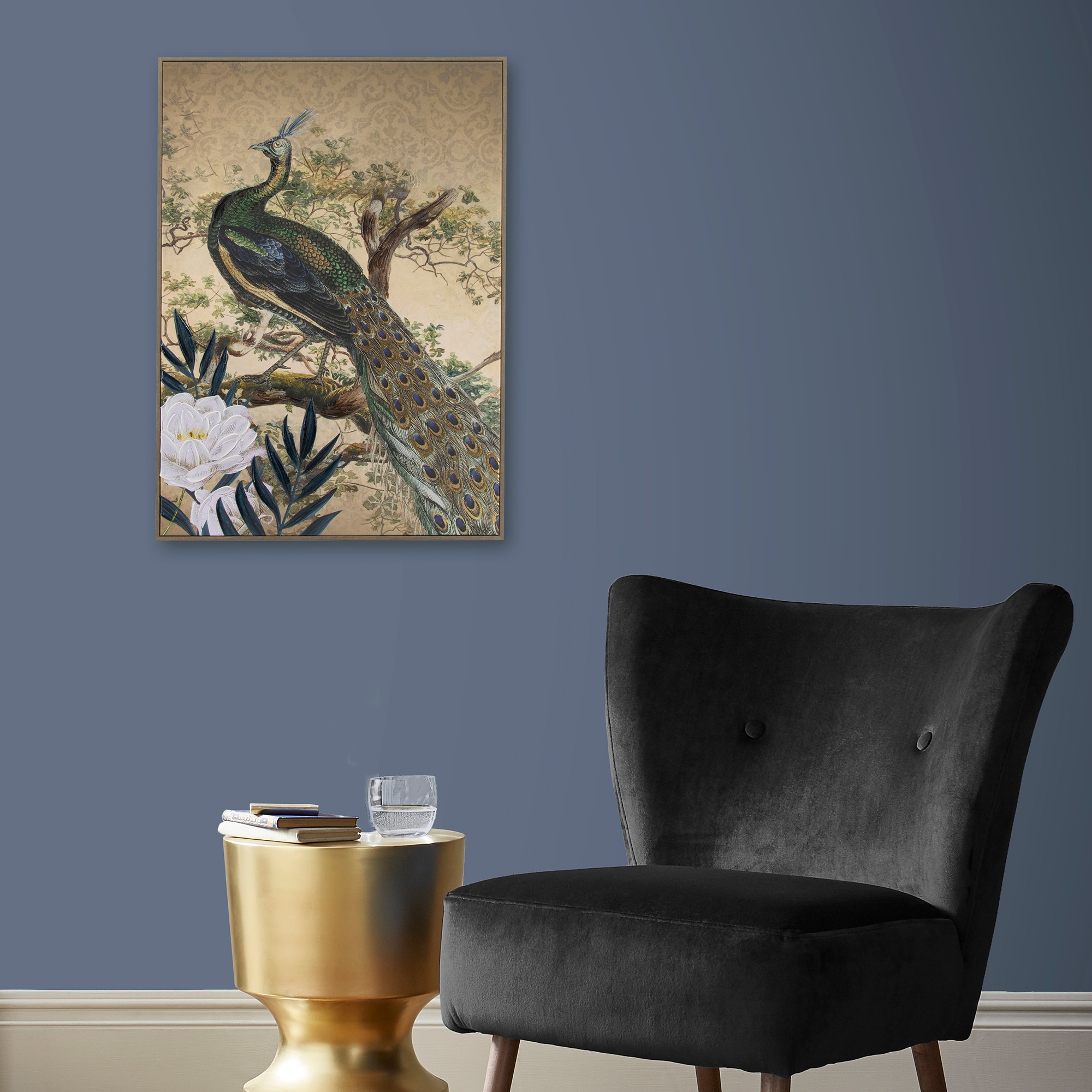 Art for the home Leinwandbild "Pfau", Art-Landschaft, (1 St.), Leinwand han günstig online kaufen